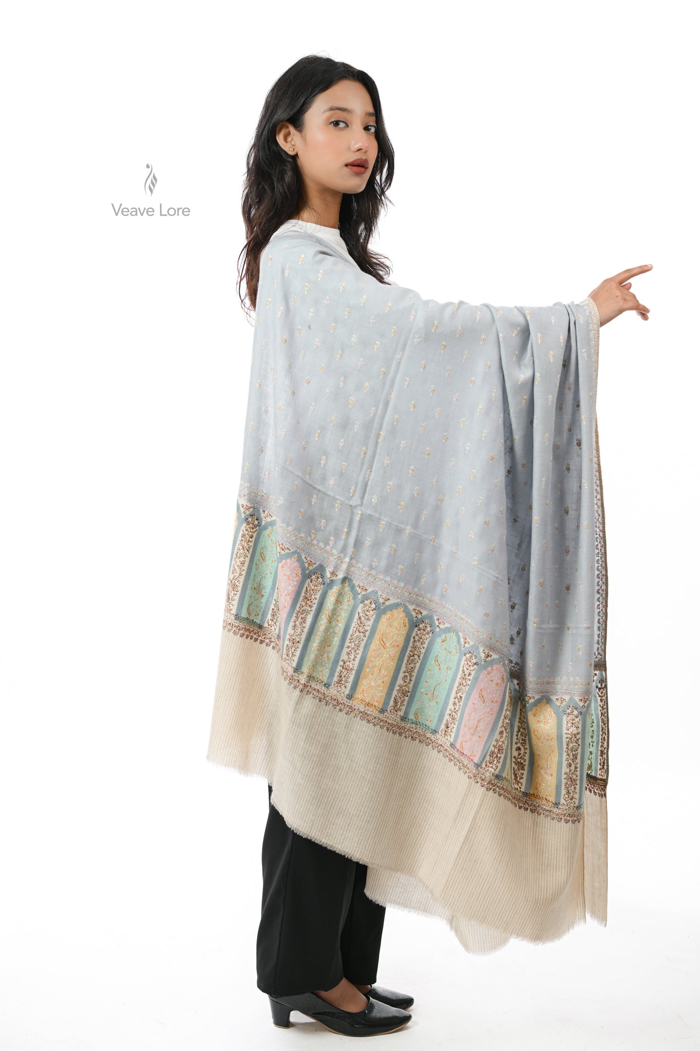 Mehrab & Dove Pashmina Shawl