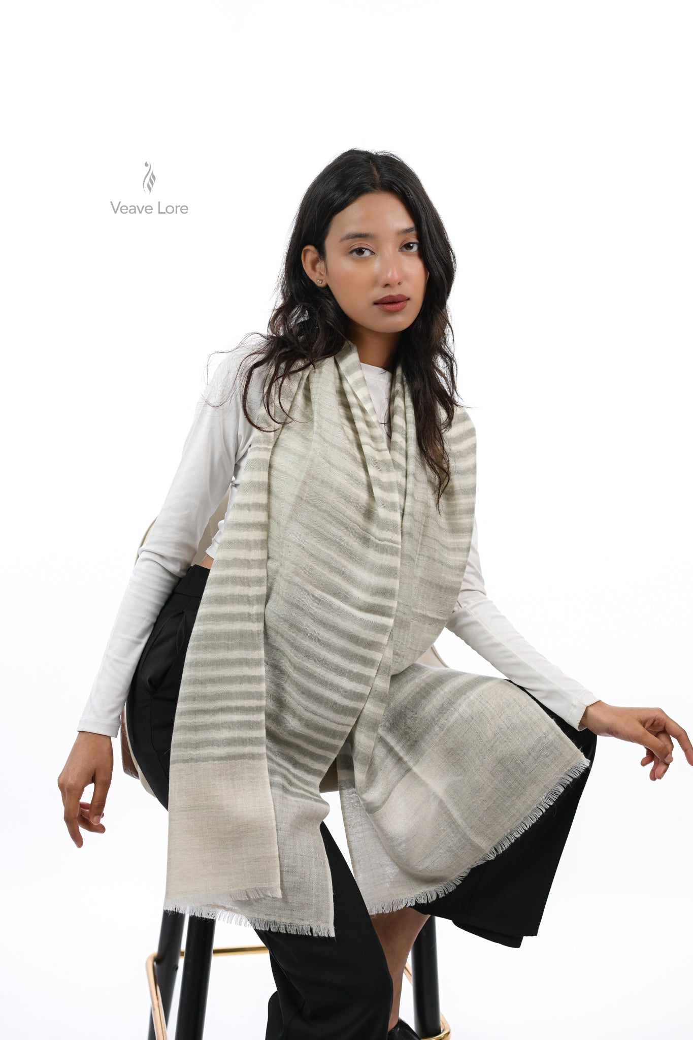Morning Mist (Dhund-e-Sahar) Pashmina Muffler