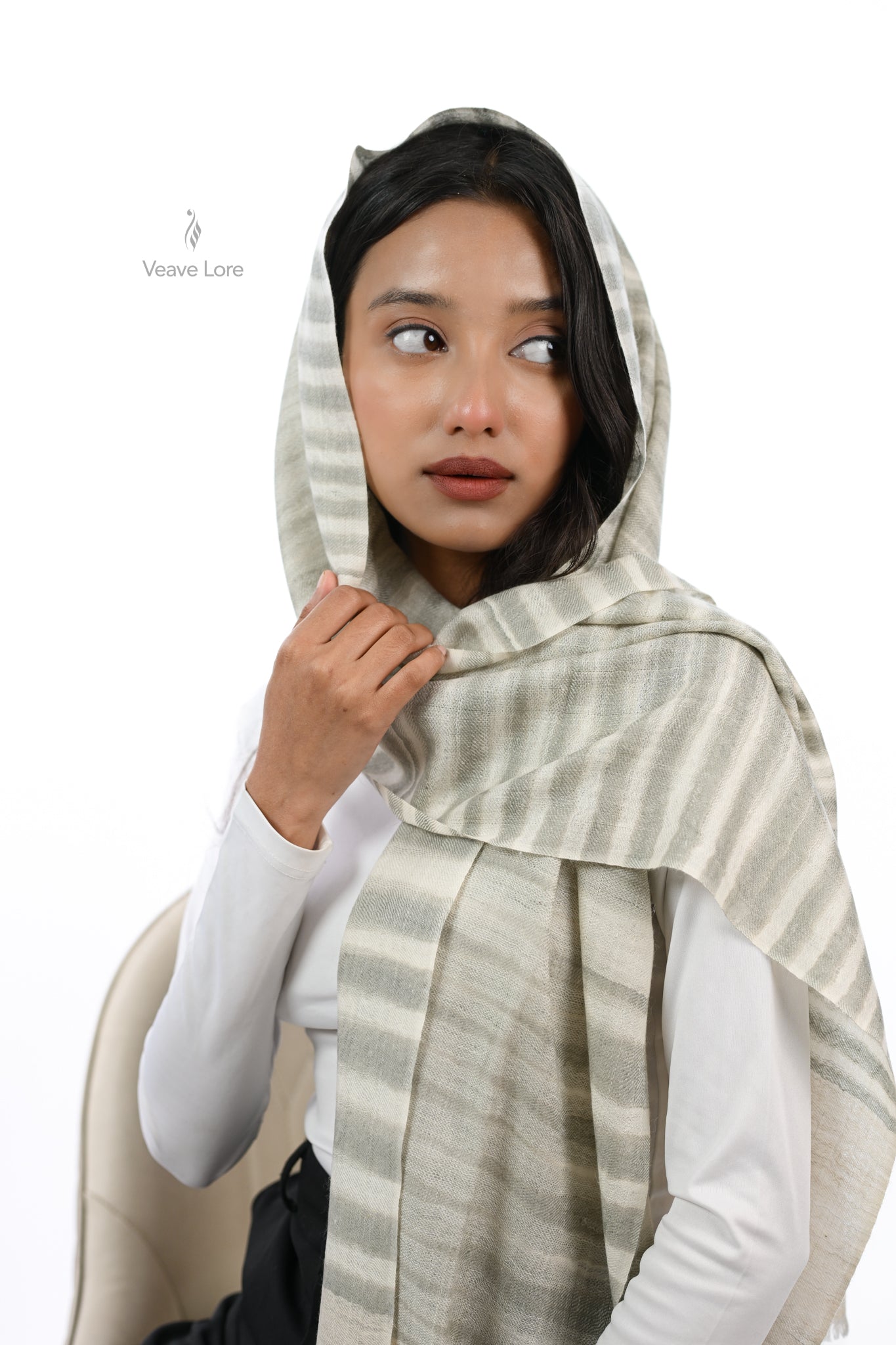 Morning Mist (Dhund-e-Sahar) Pashmina Muffler