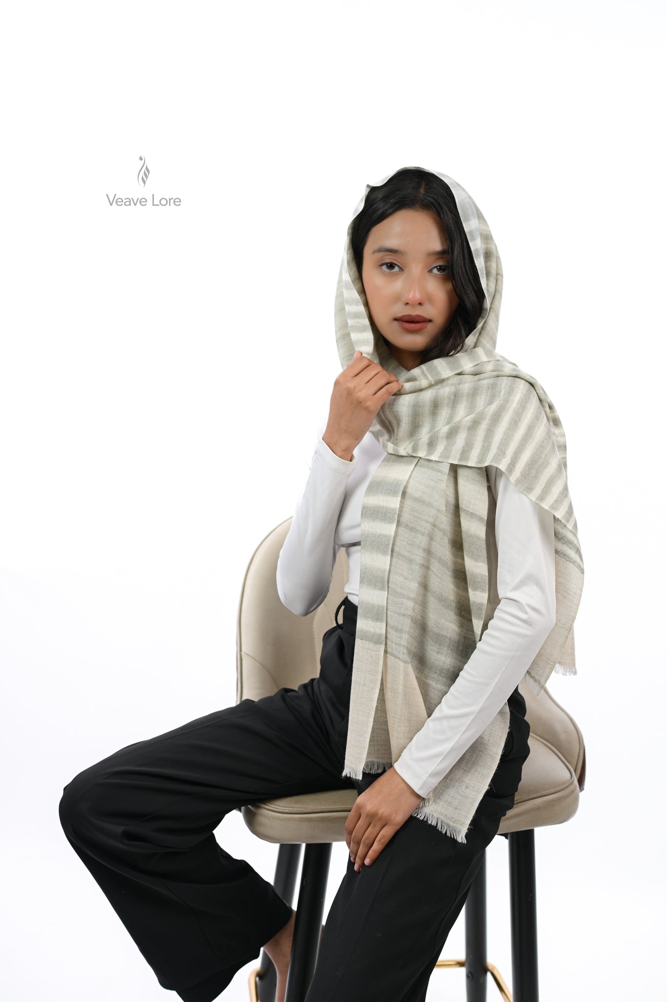 Morning Mist (Dhund-e-Sahar) Pashmina Muffler