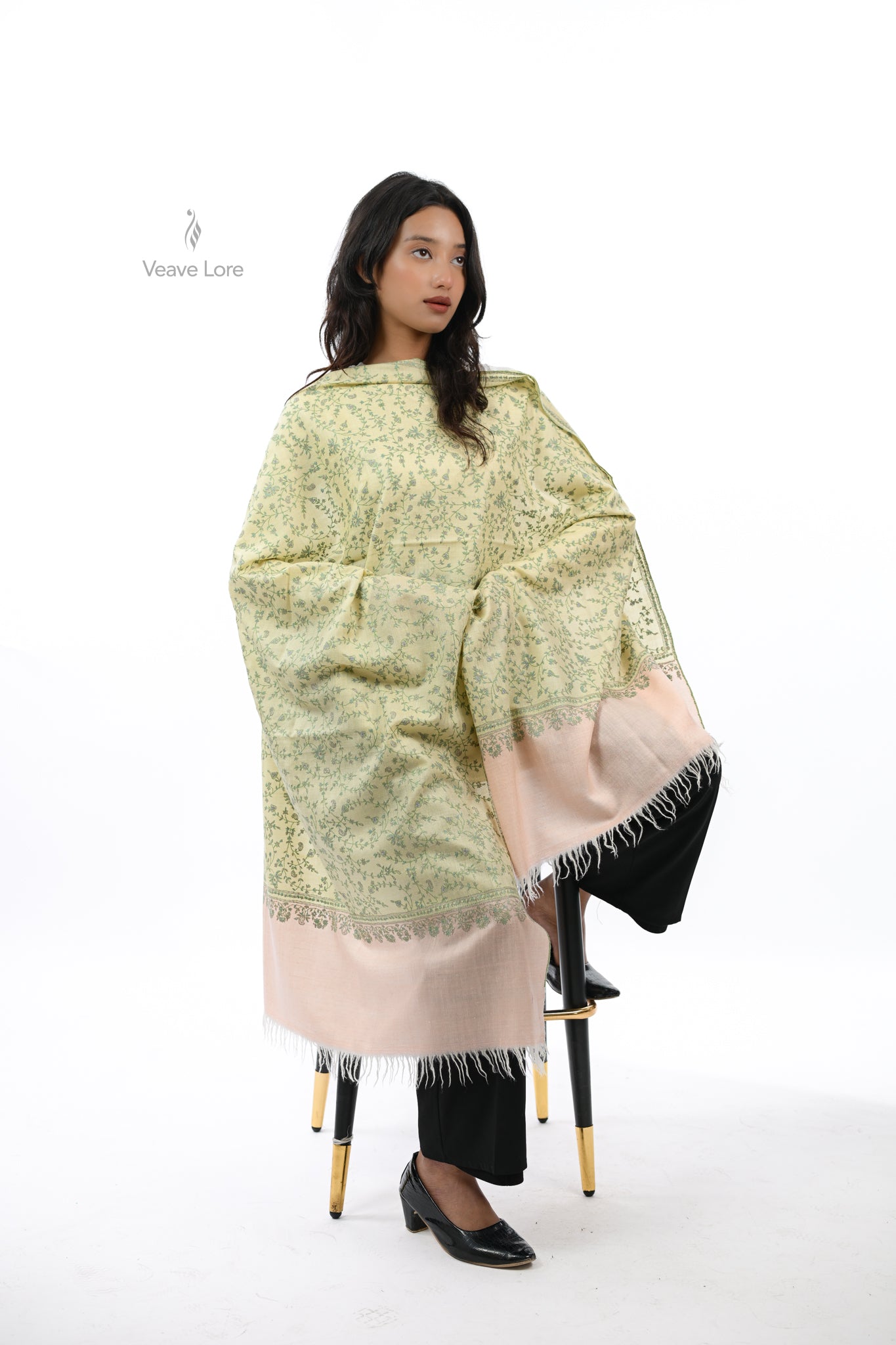 Basant & Blush Pashmina Stole