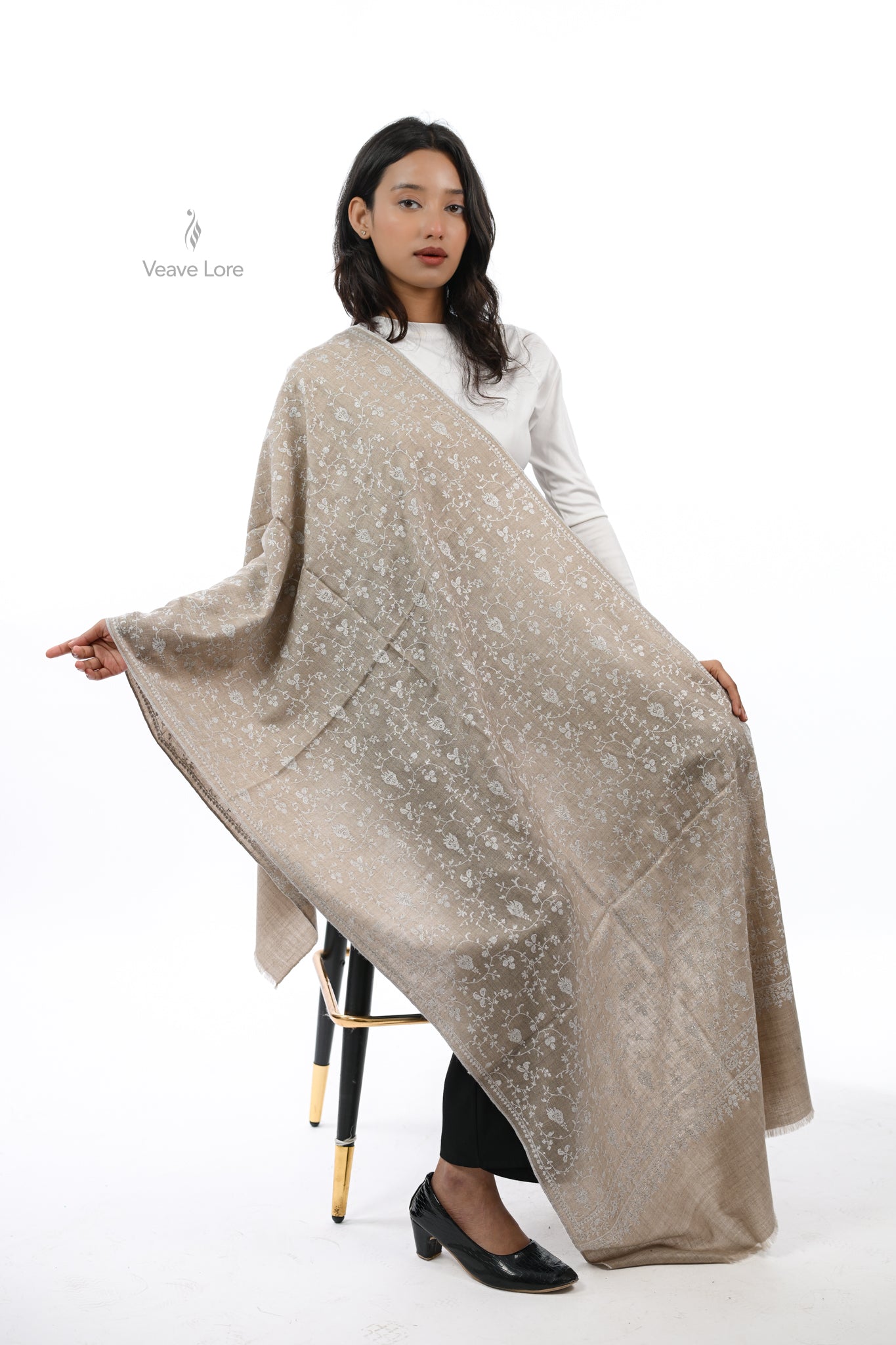 Barf & Stone Pashmina Stole
