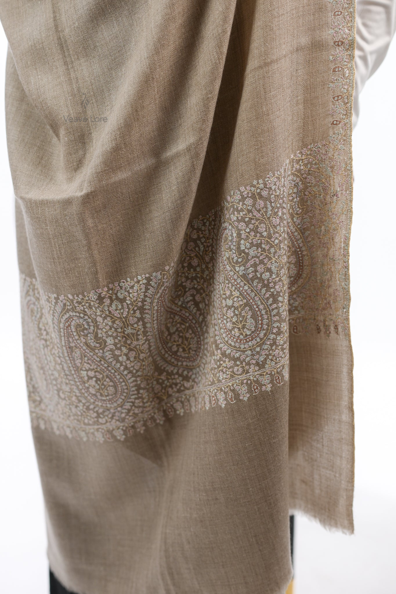 Badaam & Petal Pashmina Stole