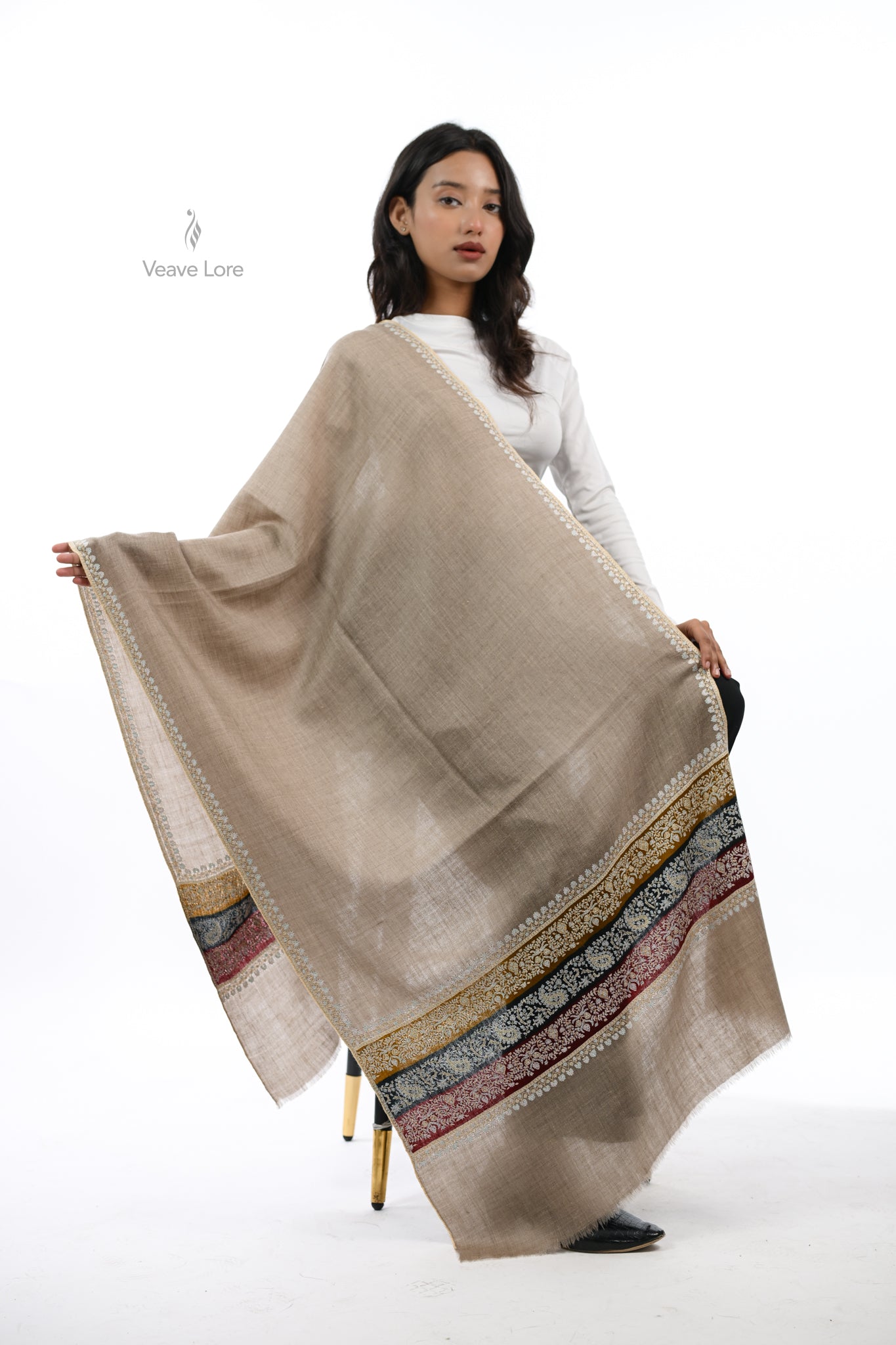 Nayaab Regalia Pashmina Stole