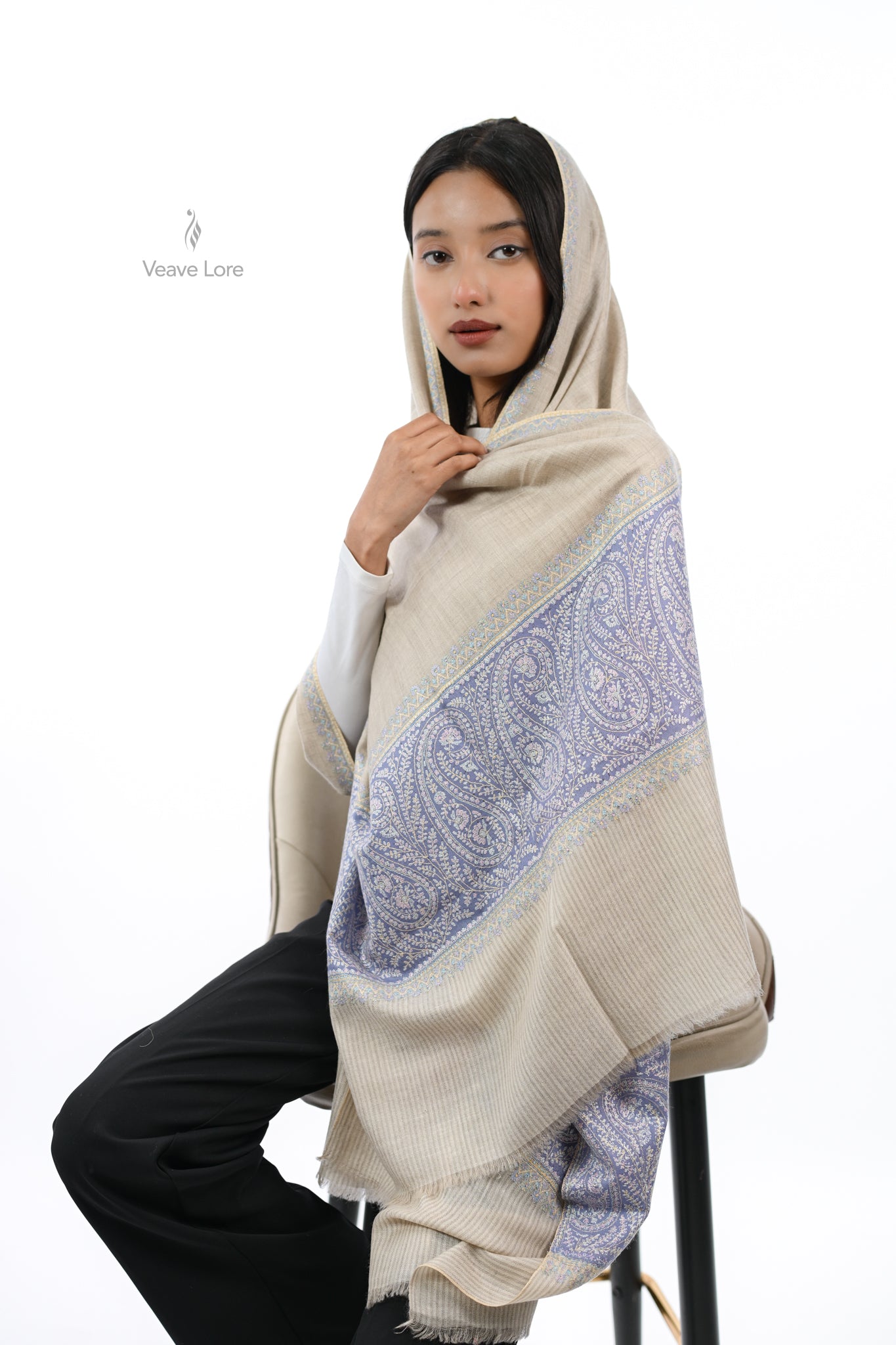 Sosan & Flax Pashmina Stole