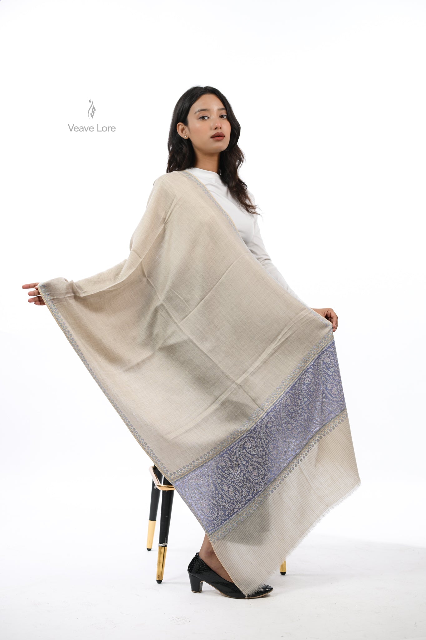 Sosan & Flax Pashmina Stole