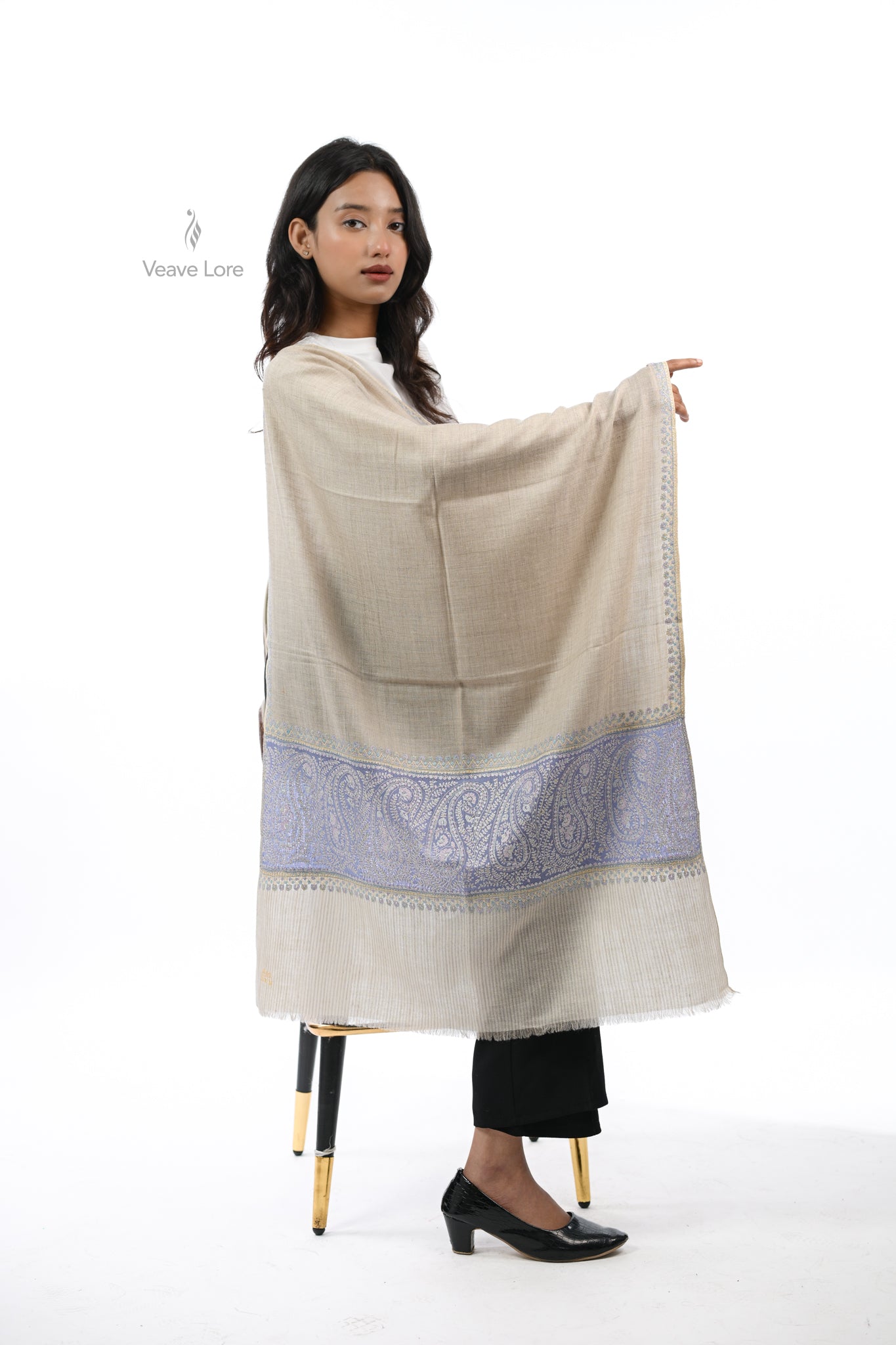 Sosan & Flax Pashmina Stole