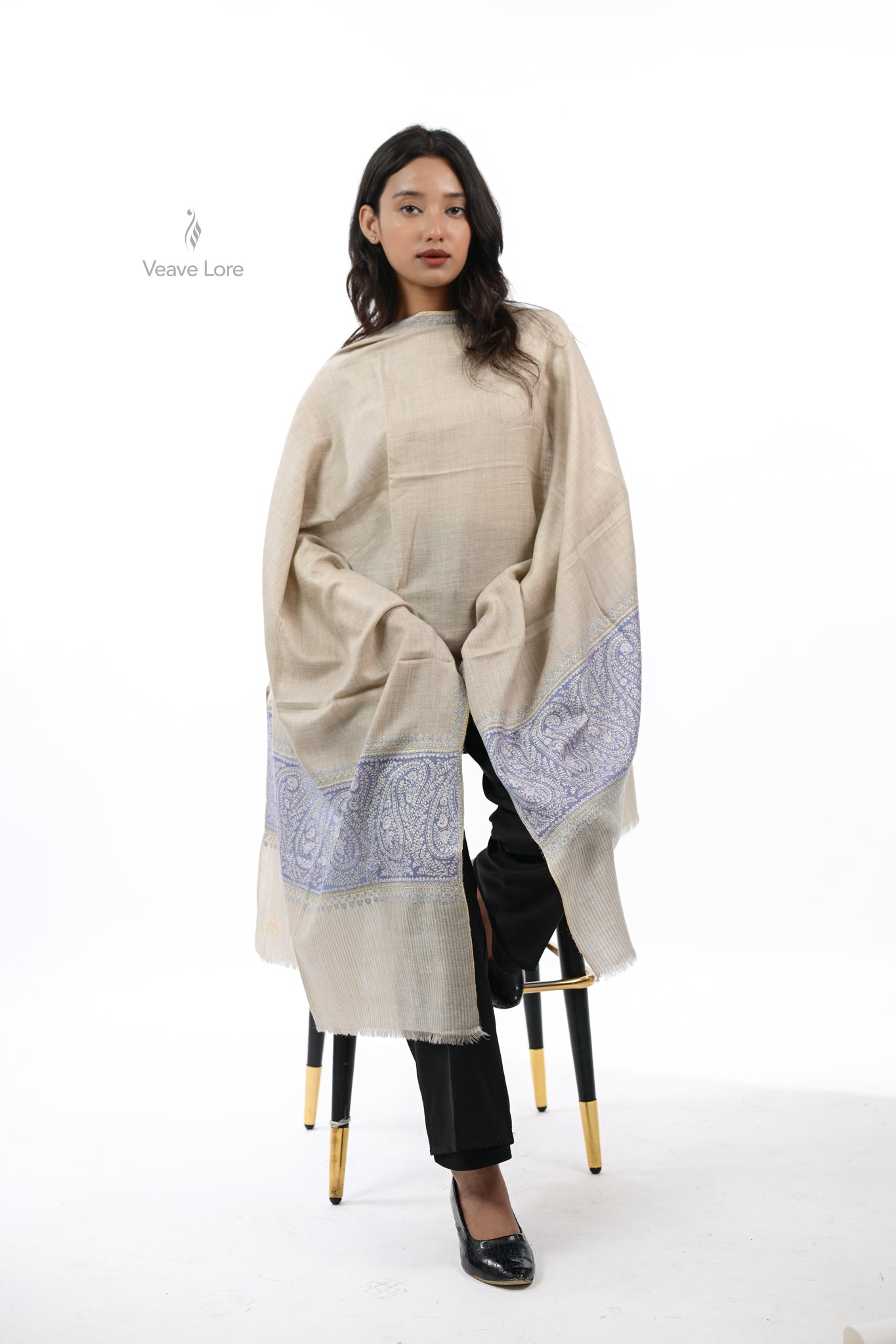 Sosan & Flax Pashmina Stole