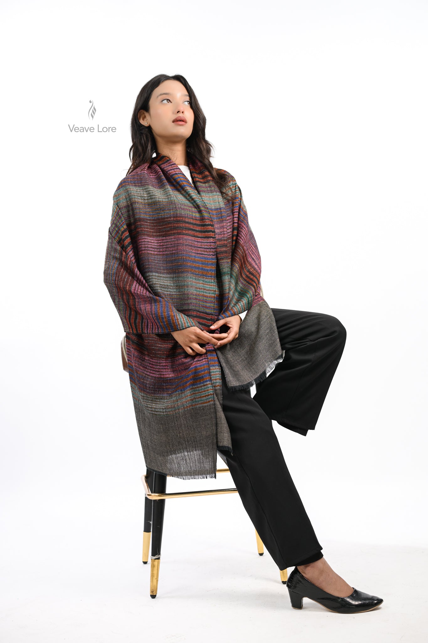 Taus Plume Pashmina Stole