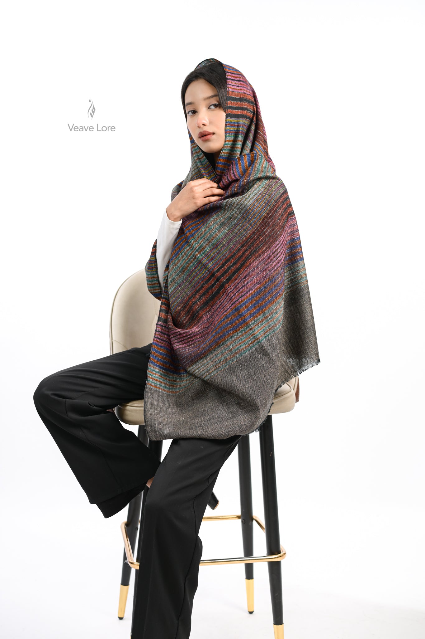 Taus Plume Pashmina Stole