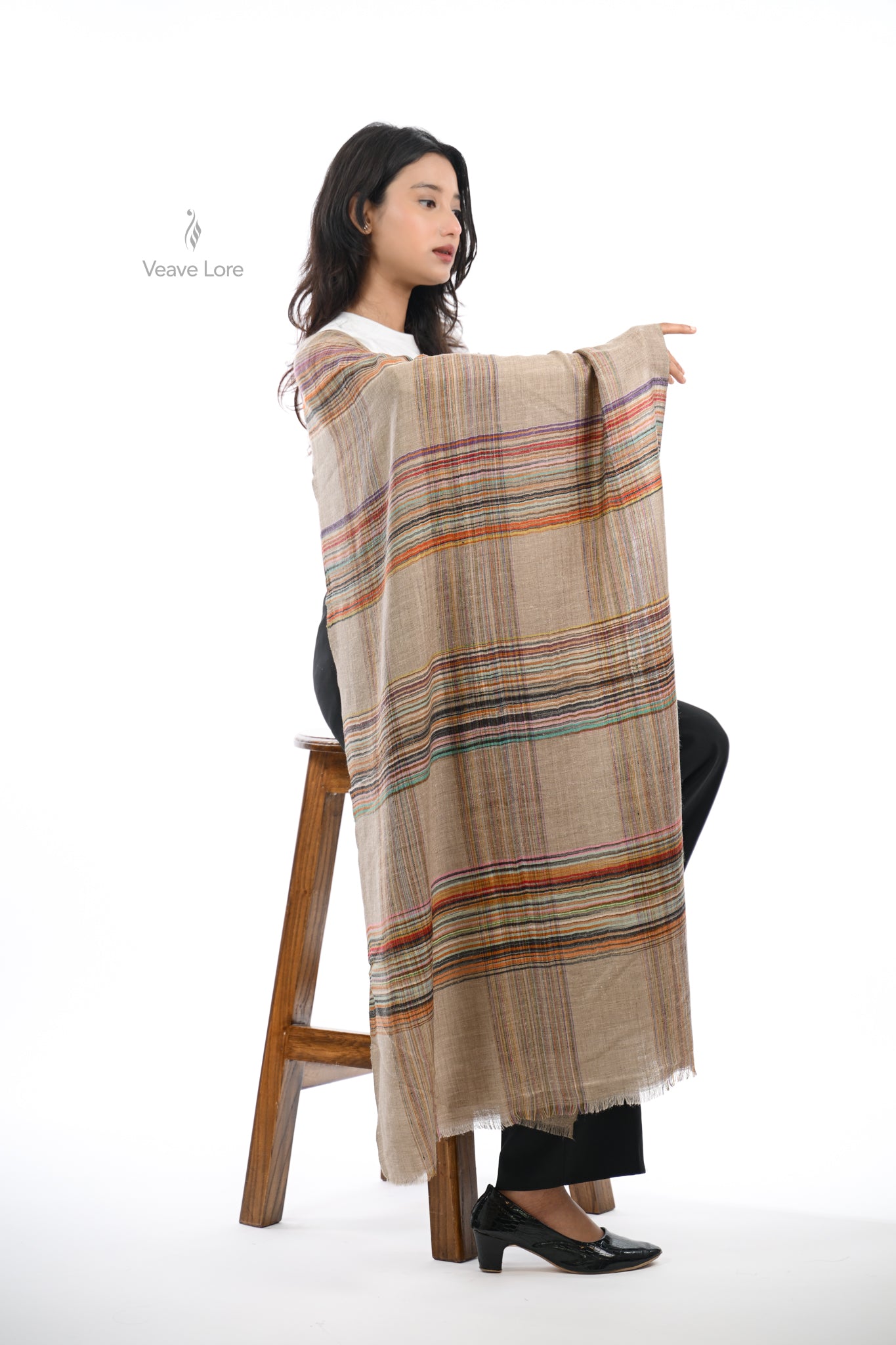 Taar & Rang Pashmina Stole