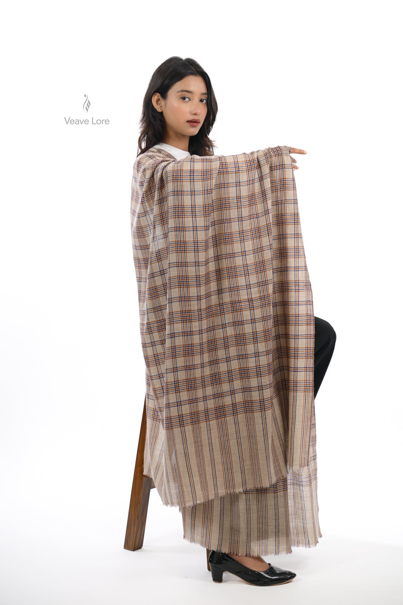 Genda & Neel Pashmina Shawl