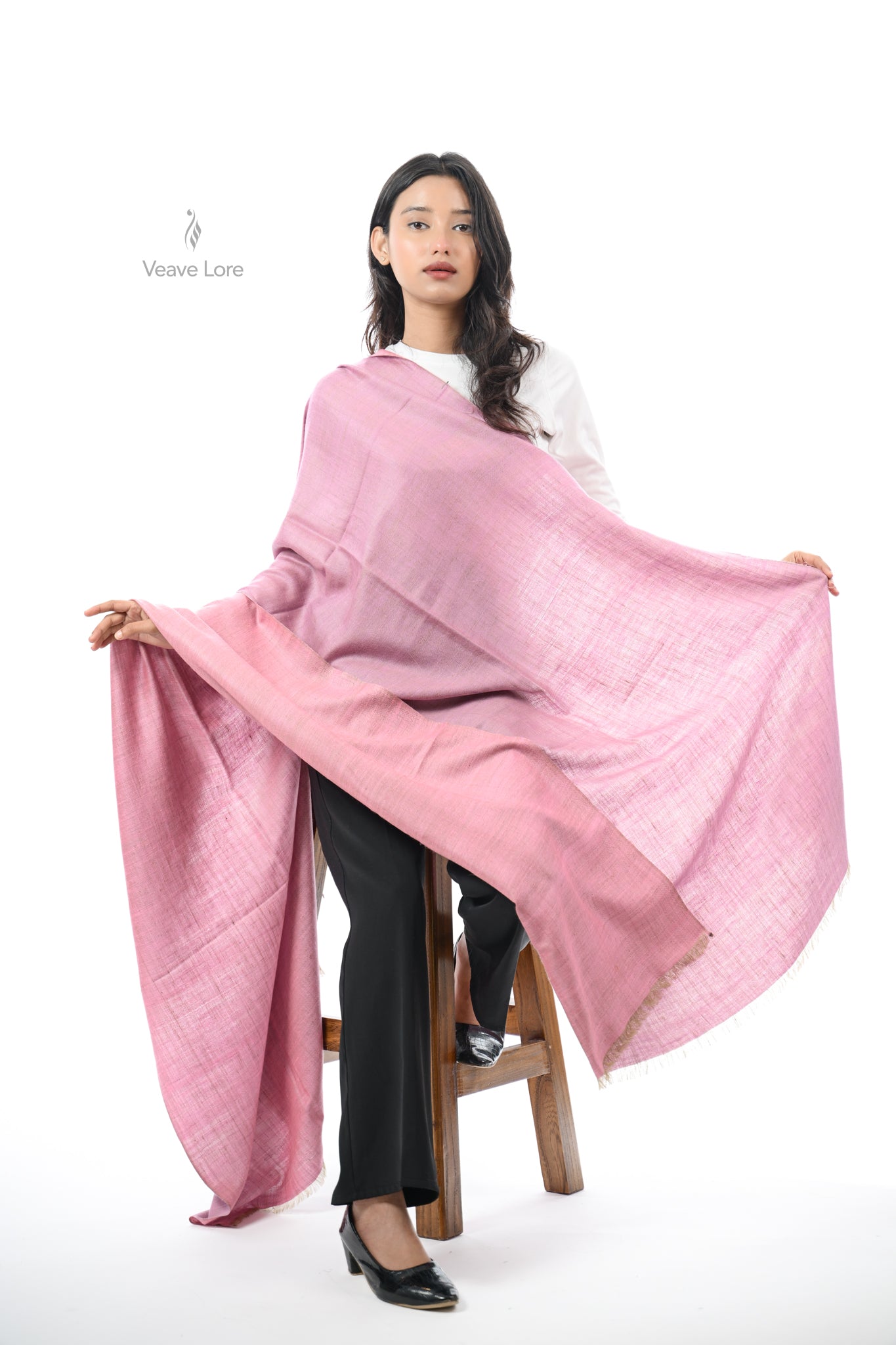 Dusk Laali Pashmina Shawl