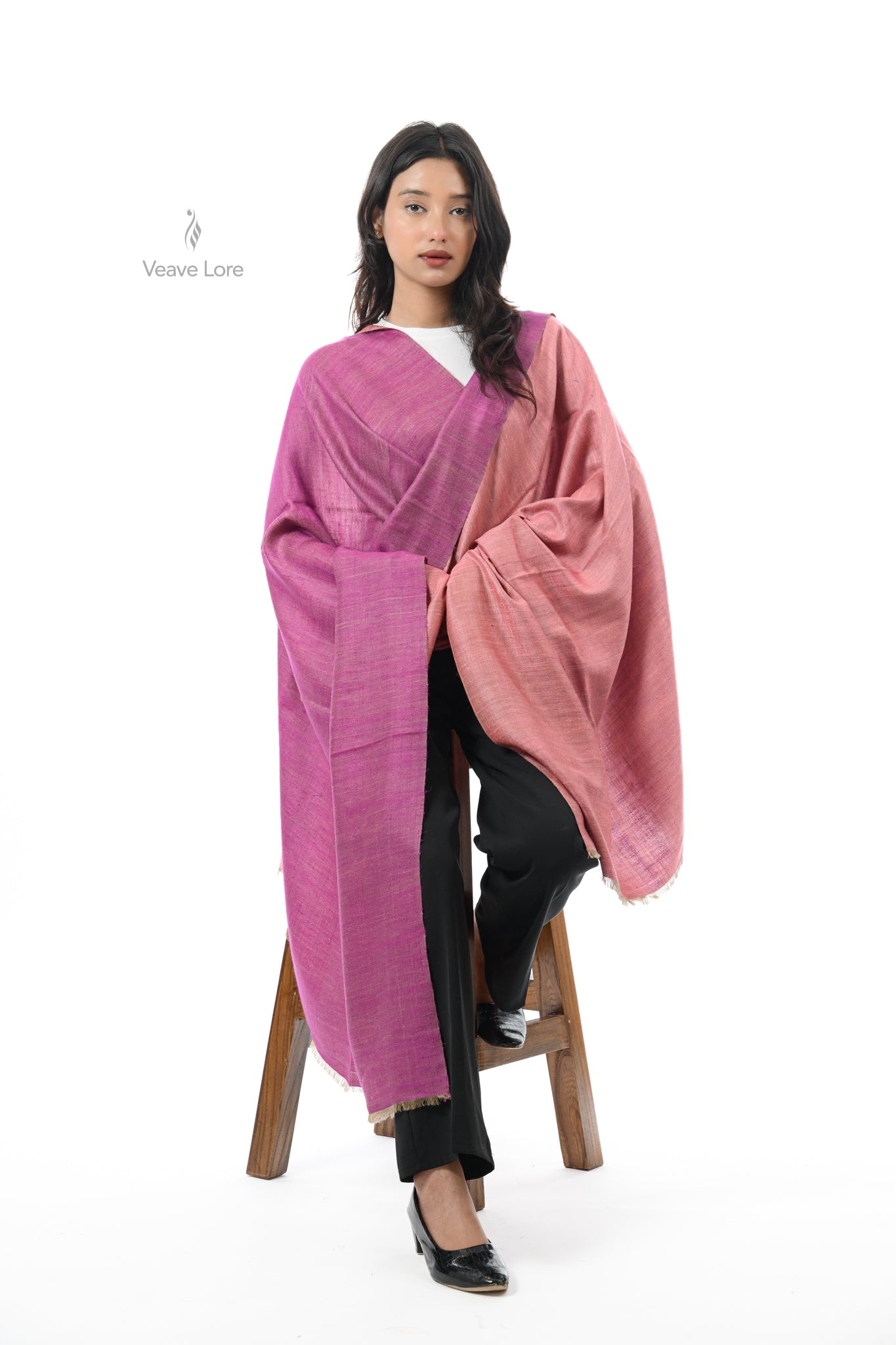 Arghavan Blush Pashmina Shawl