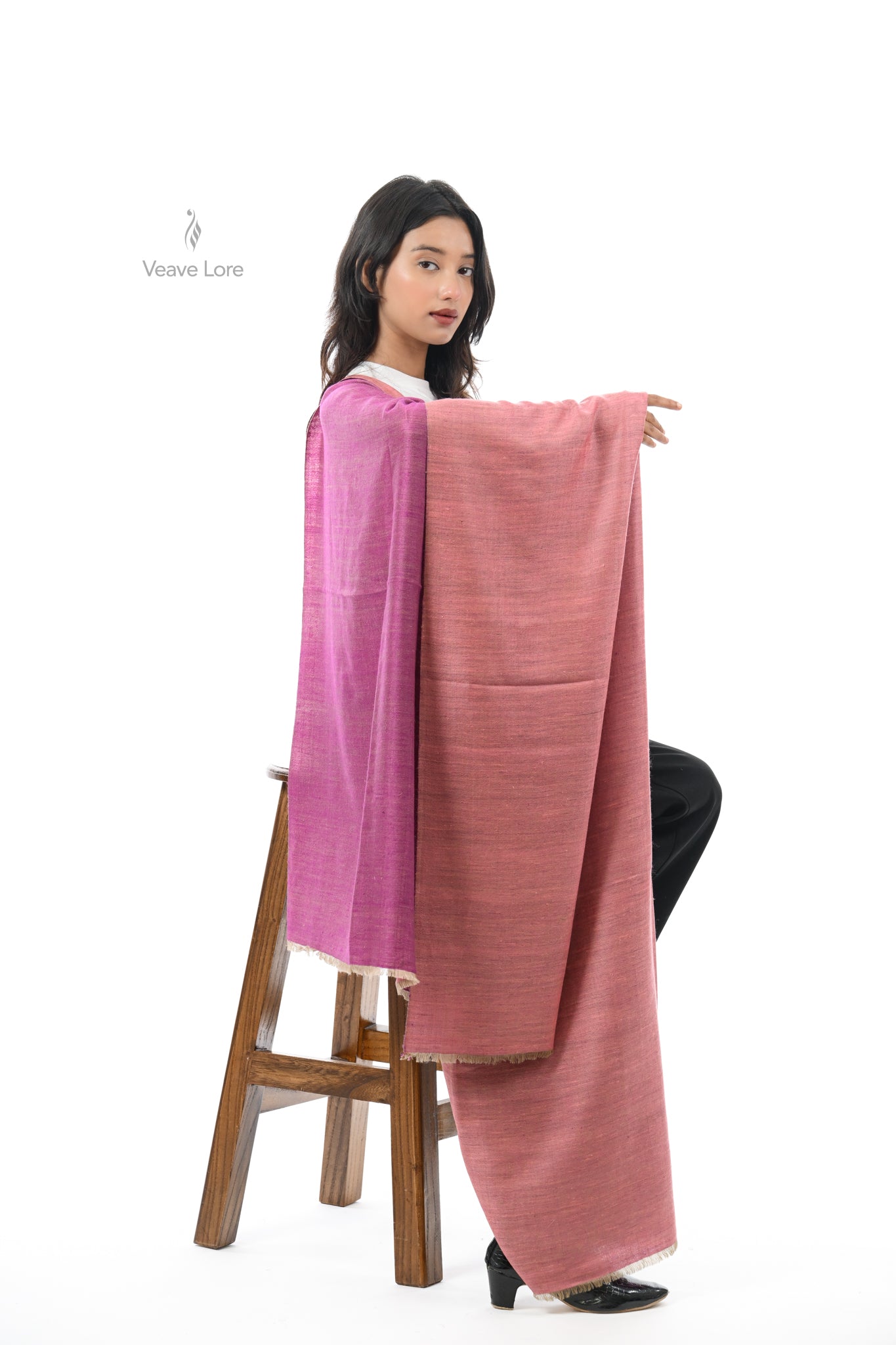 Arghavan Blush Pashmina Shawl