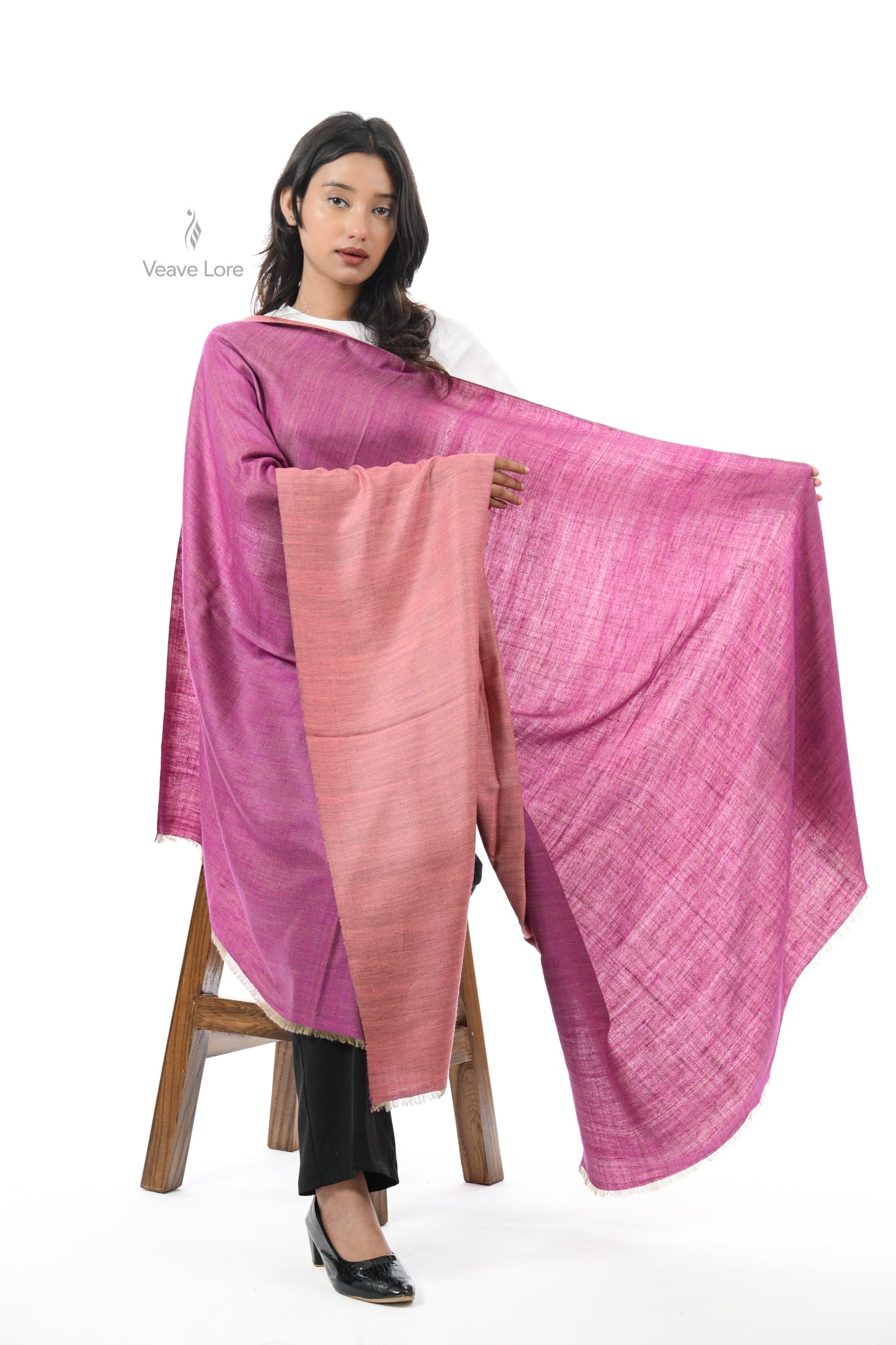 Arghavan Blush Pashmina Shawl