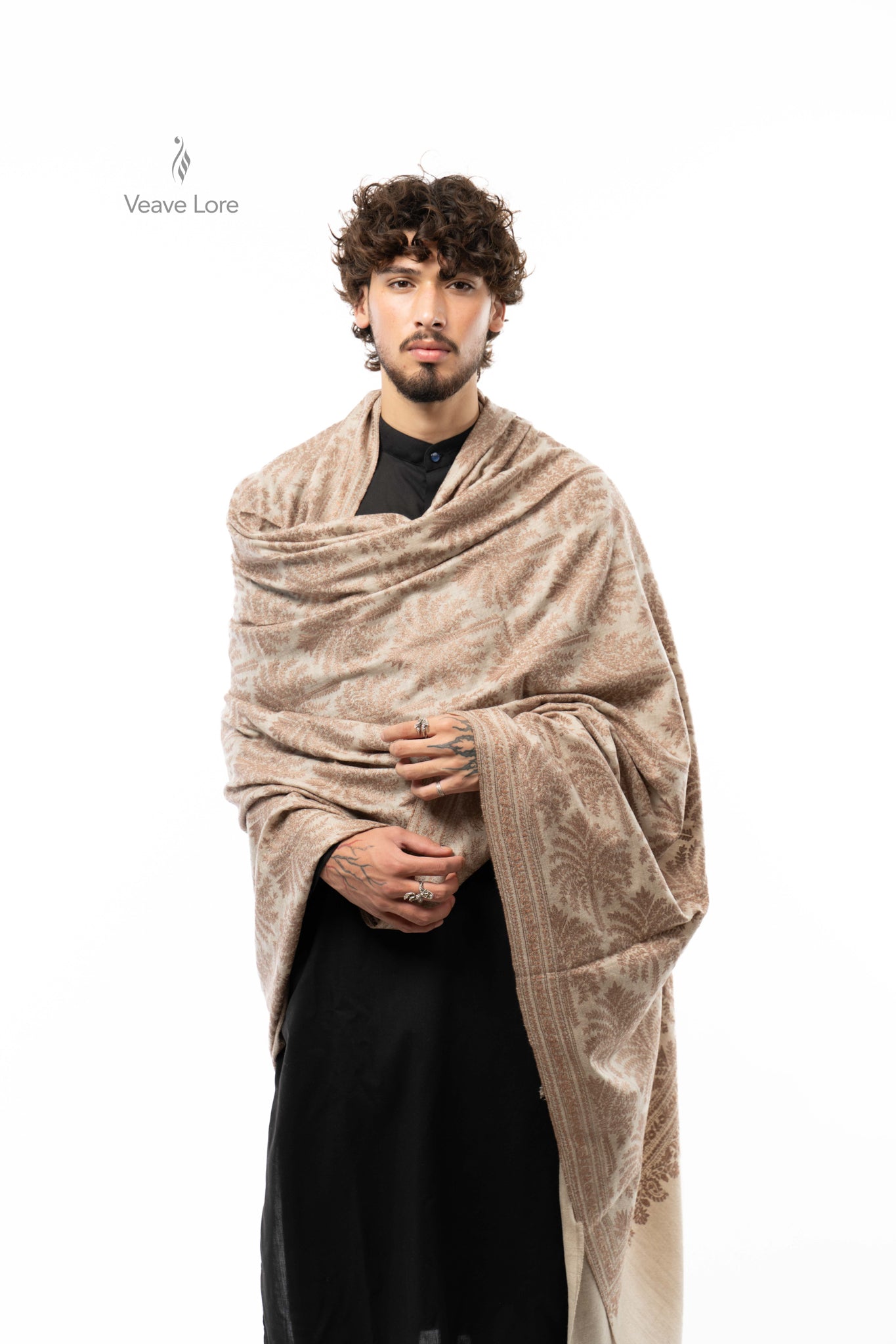 Sable Cypress Pashmina Shawl