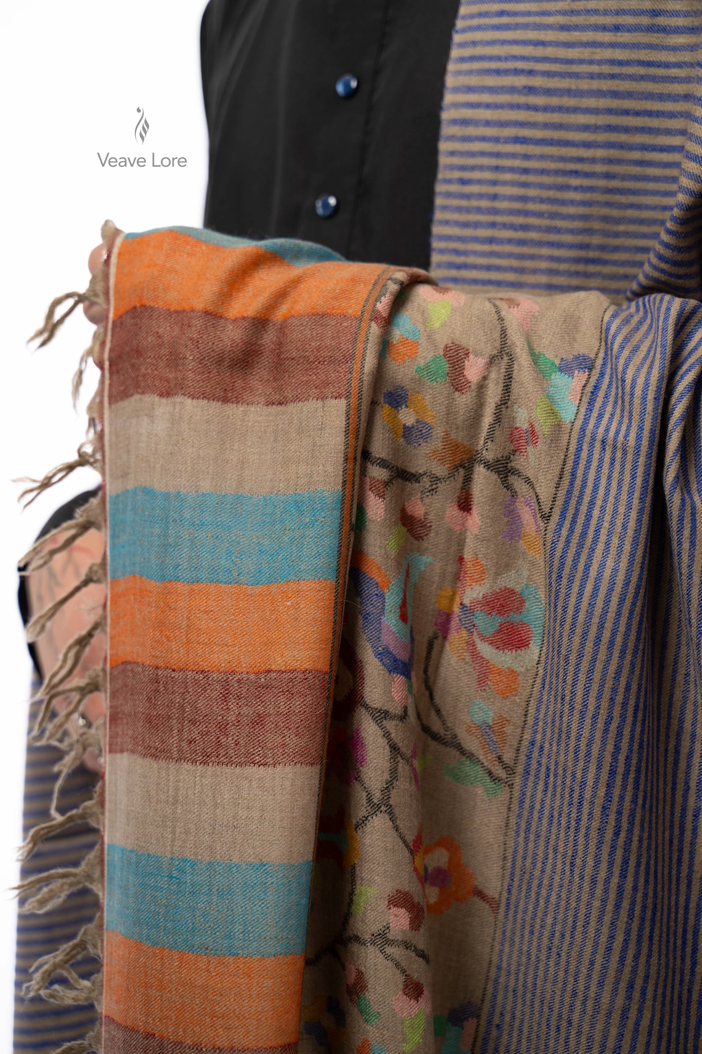 Nomad Kilim Pashmina Shawl