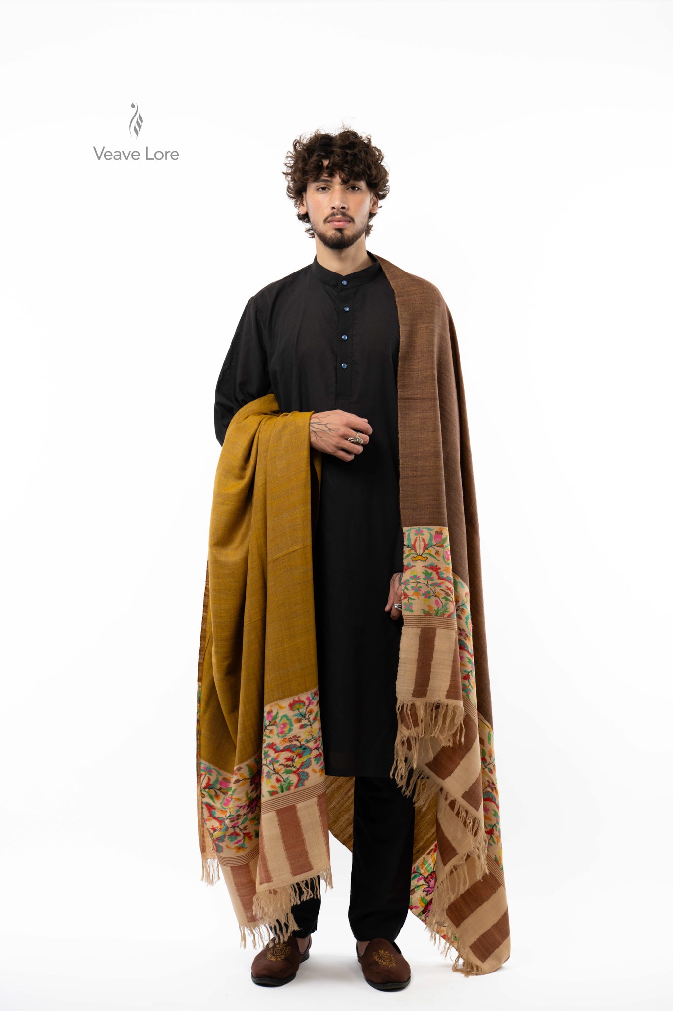 Olive Grove Pashmina Shawl