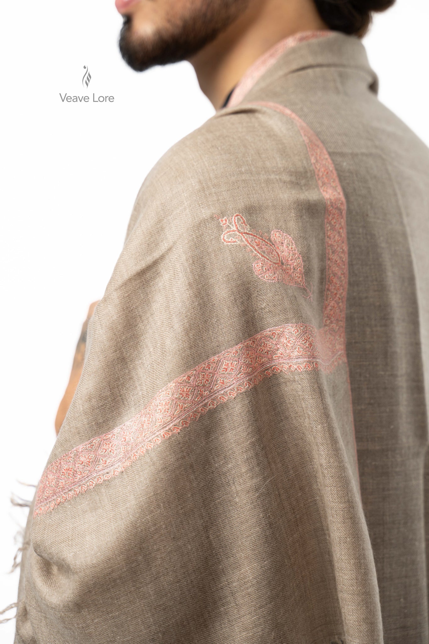 Driftwood Copper Pashmina Shawl