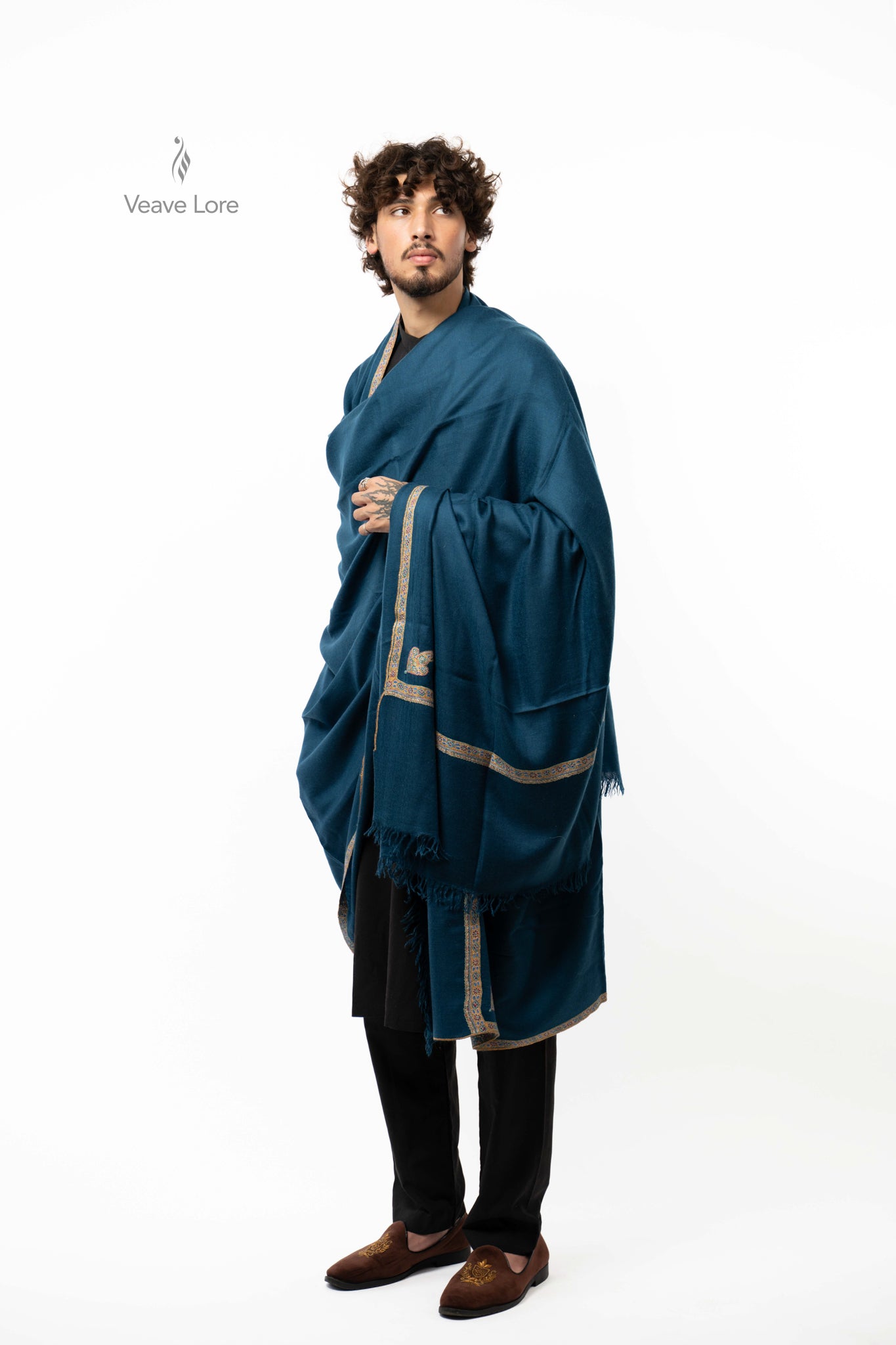 Peacock Sovereign Pashmina Shawl