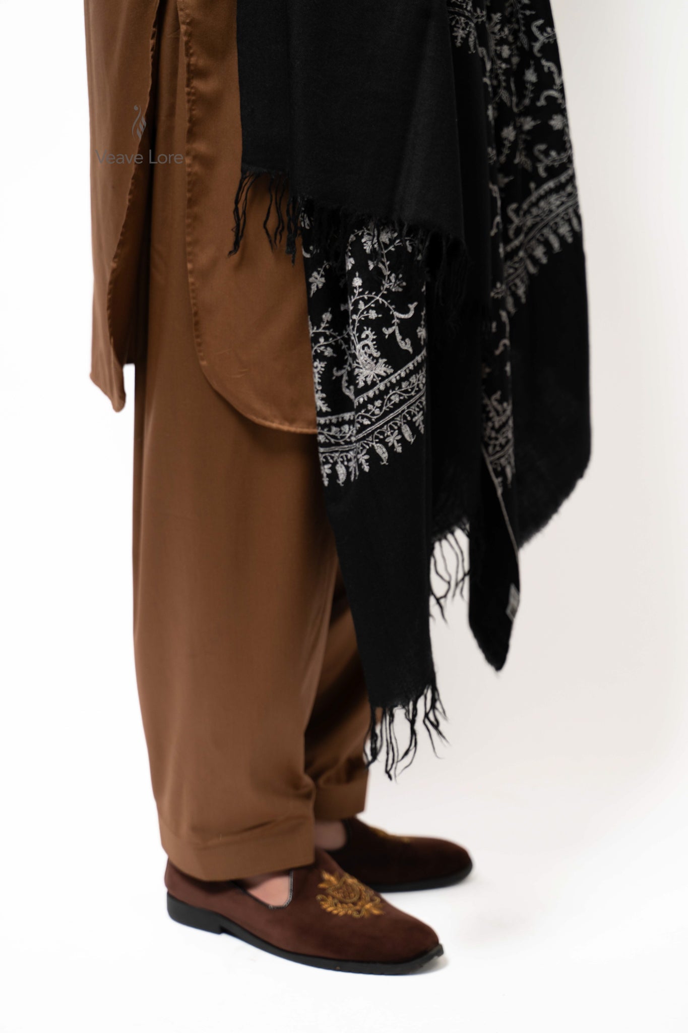 Raven Trellis Pashmina Shawl