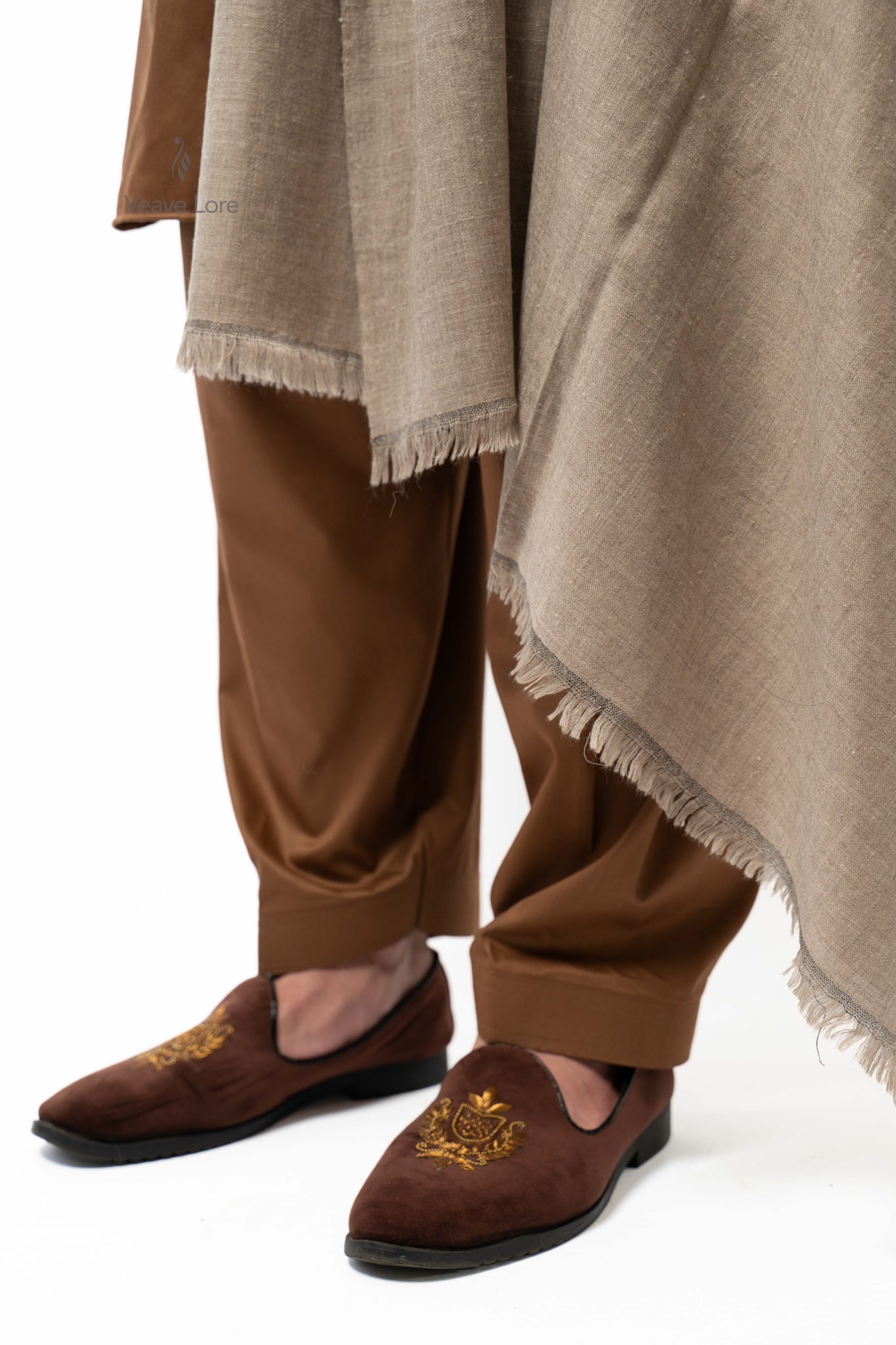 Hessian Grain Pashmina Shawl