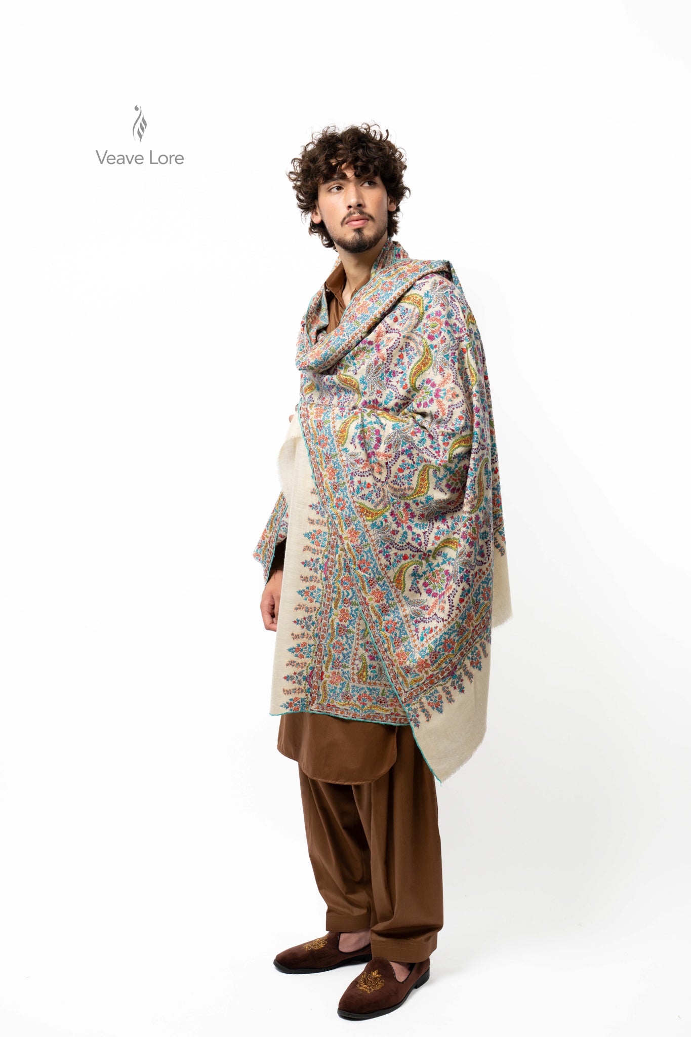 Aurelia Bouquet Pashmina Shawl