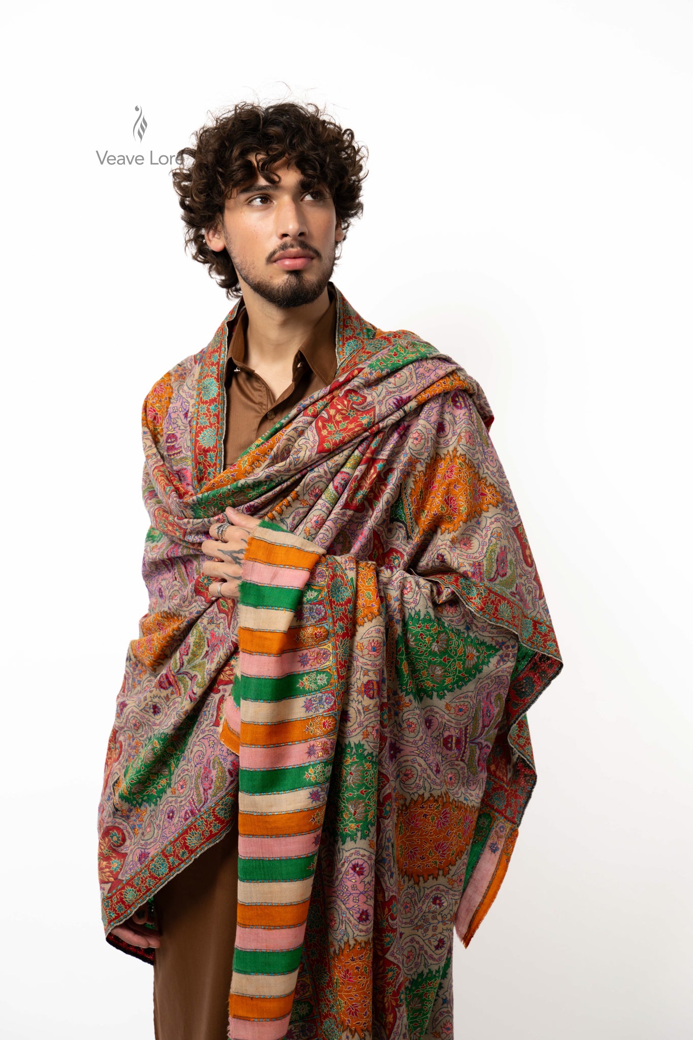 Spectrum Vine Pashmina Shawl