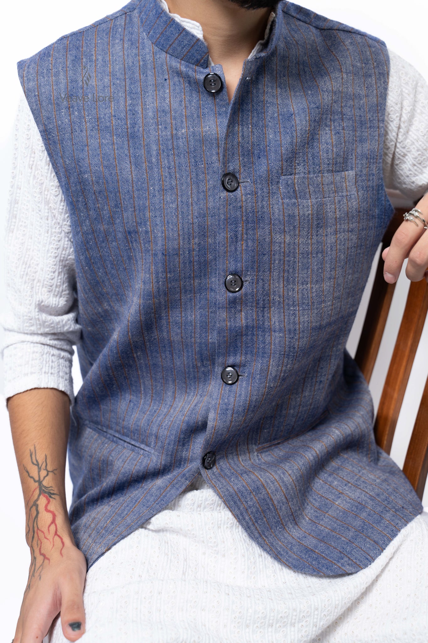 Dusk Reed Pashmina Waistcoat
