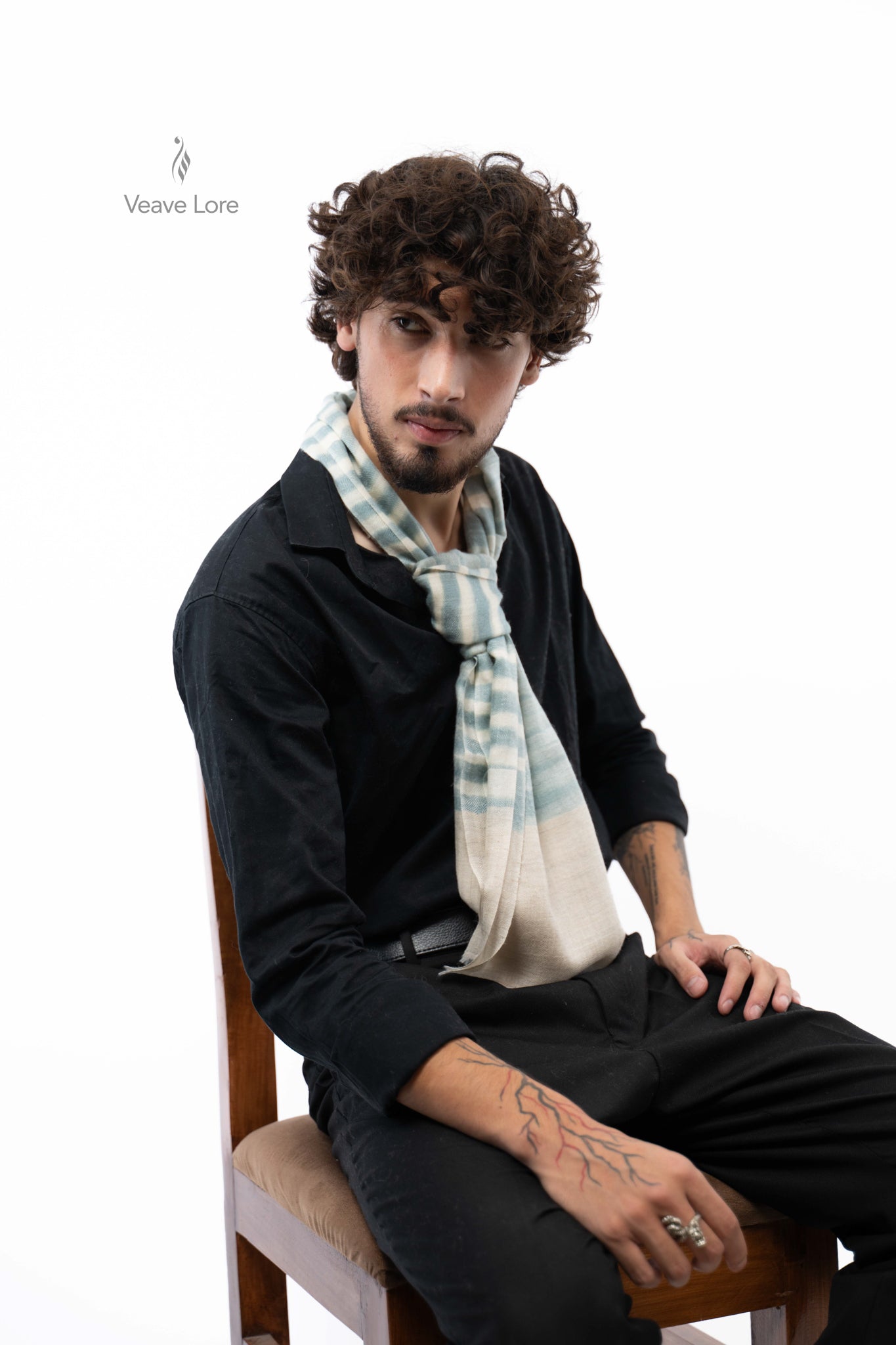 Glacier Reed Pashmina Scarf