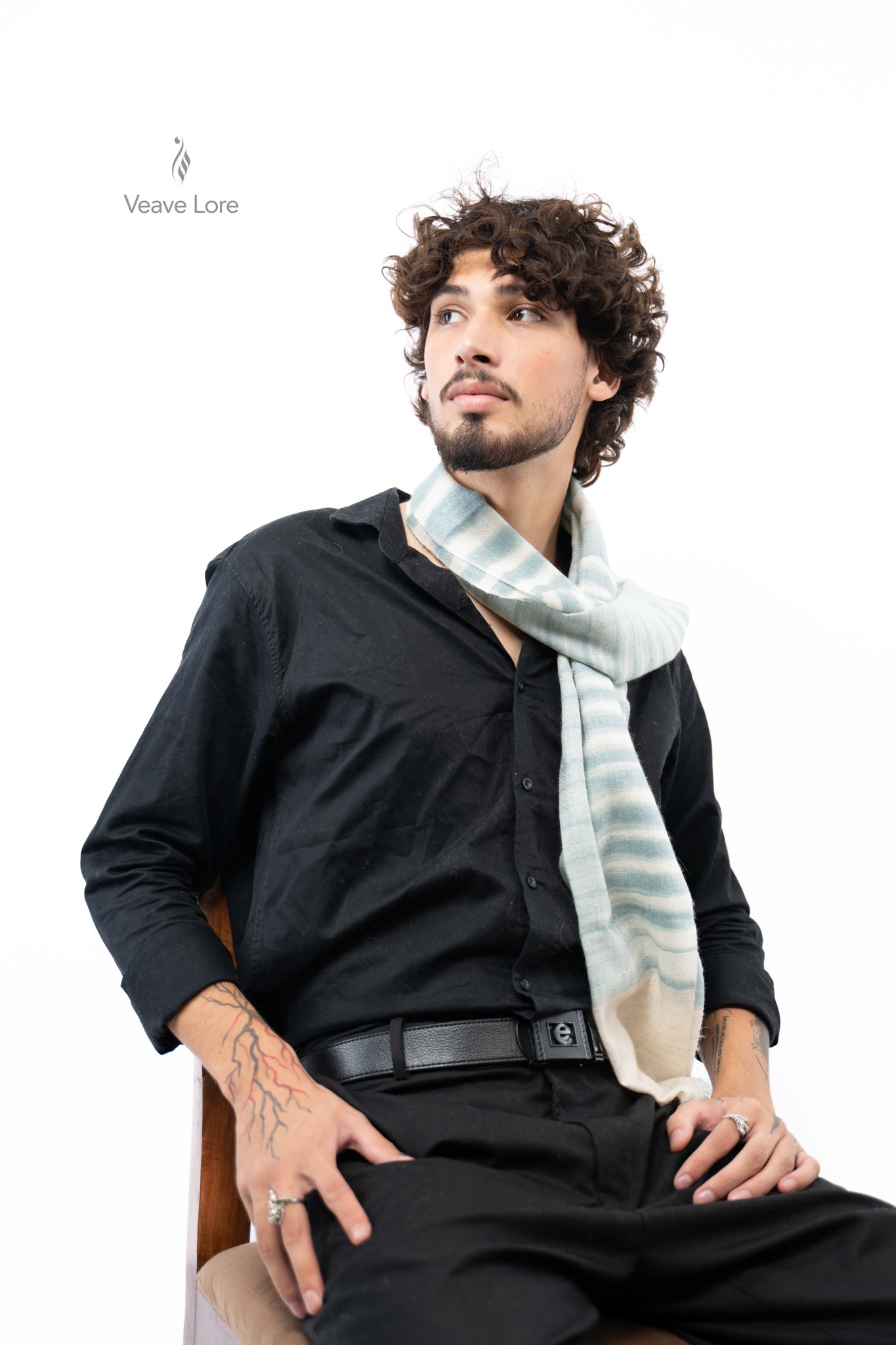 Glacier Reed Pashmina Scarf