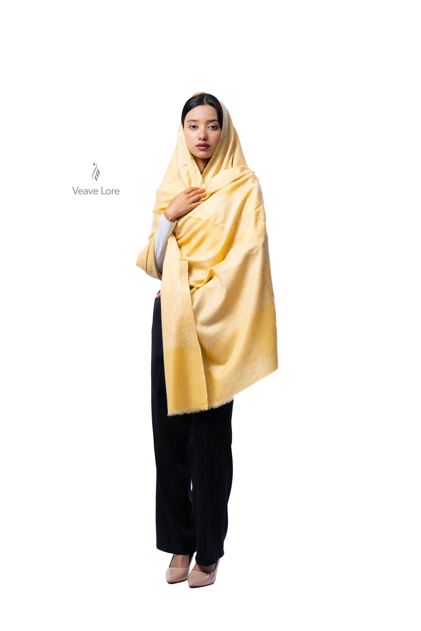 Kahruba-o-Shabnam Pashmina Shawl