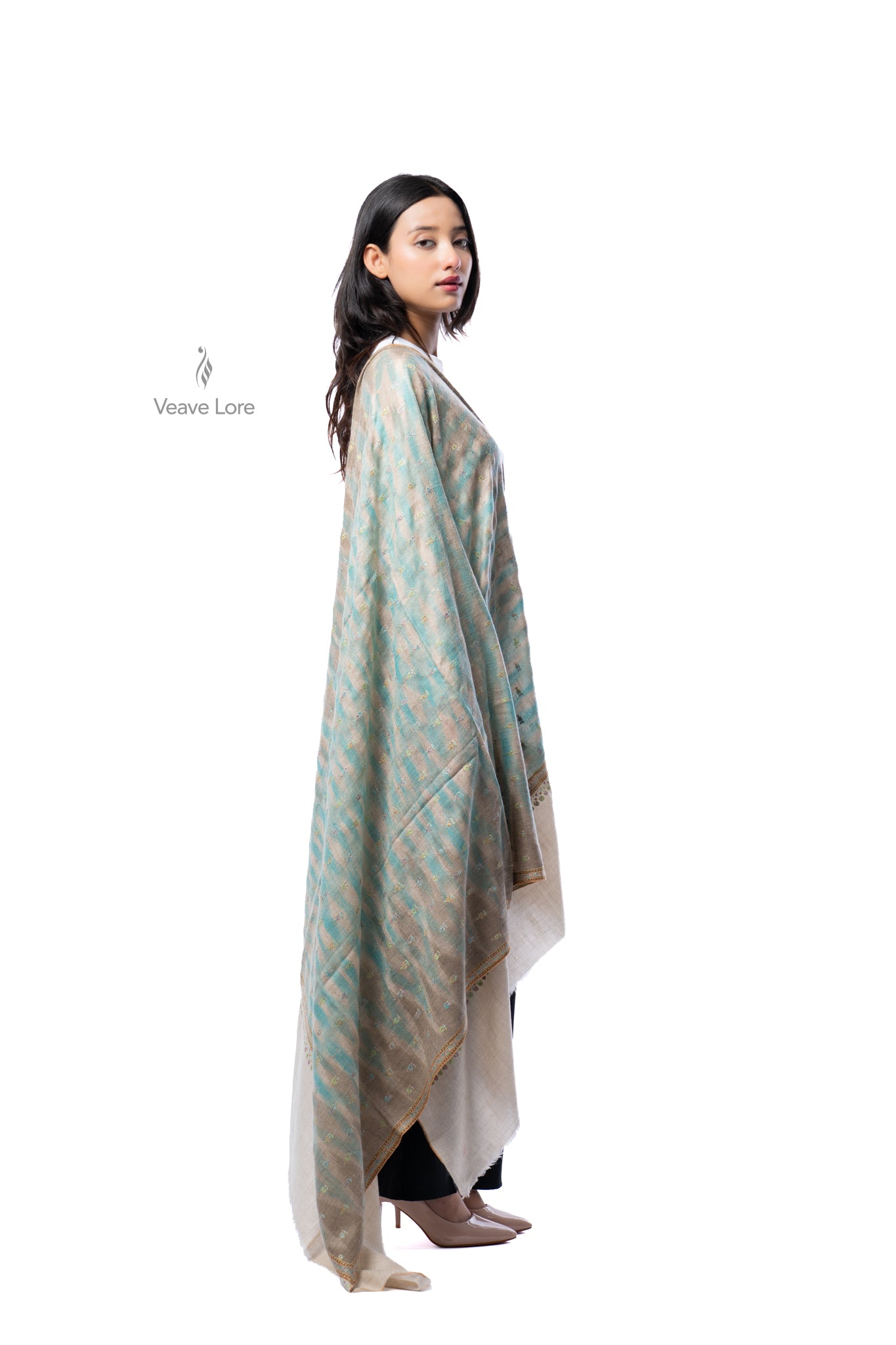 Jheel & Mist Pashmina Shawl