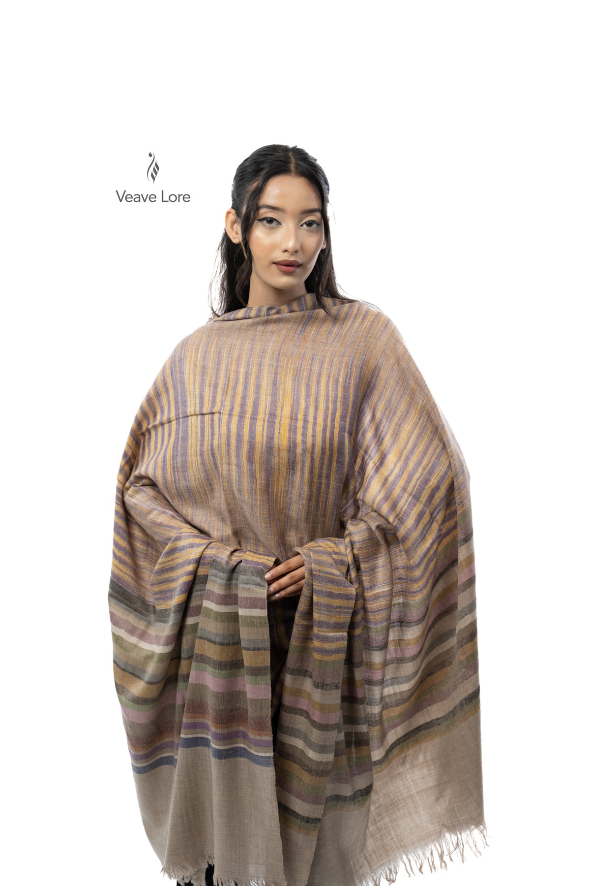 Wheat Cadence Pashmina Shawl