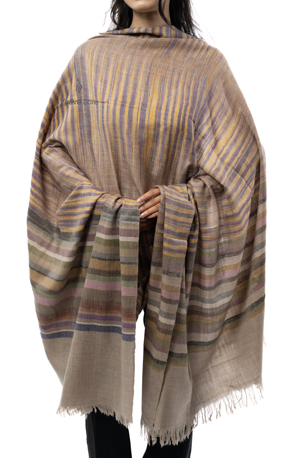 Wheat Cadence Pashmina Shawl