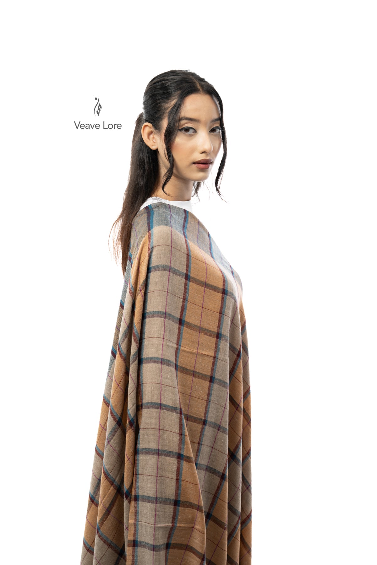 Caramel Tcollin Pashmina Shawl