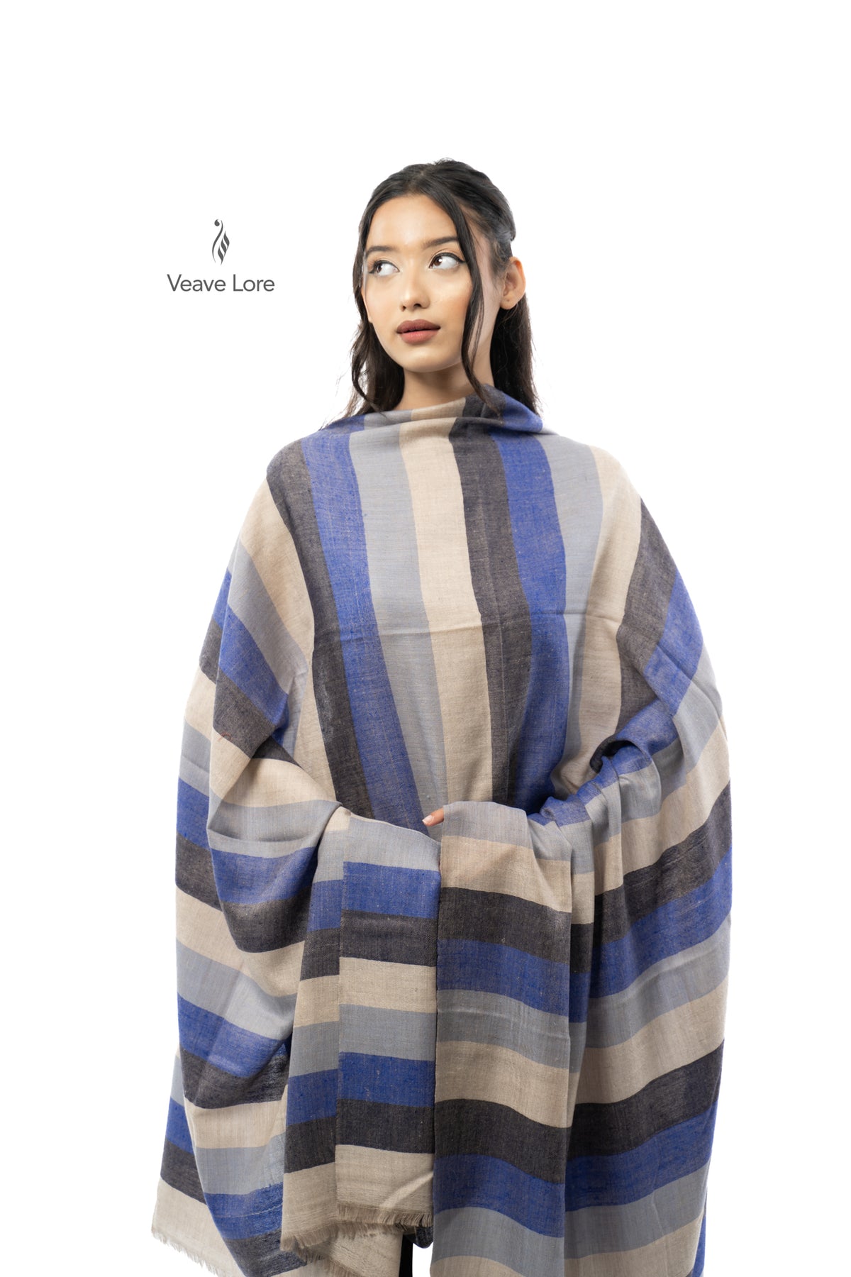 Denim Cabana Pashmina Shawl