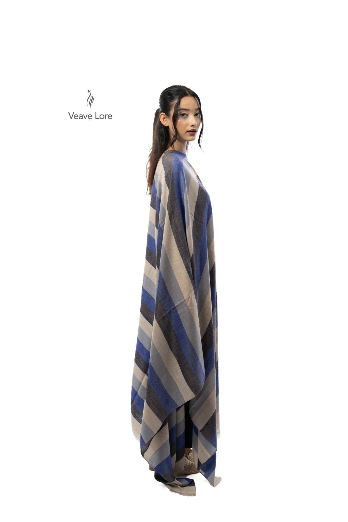 Denim Cabana Pashmina Shawl