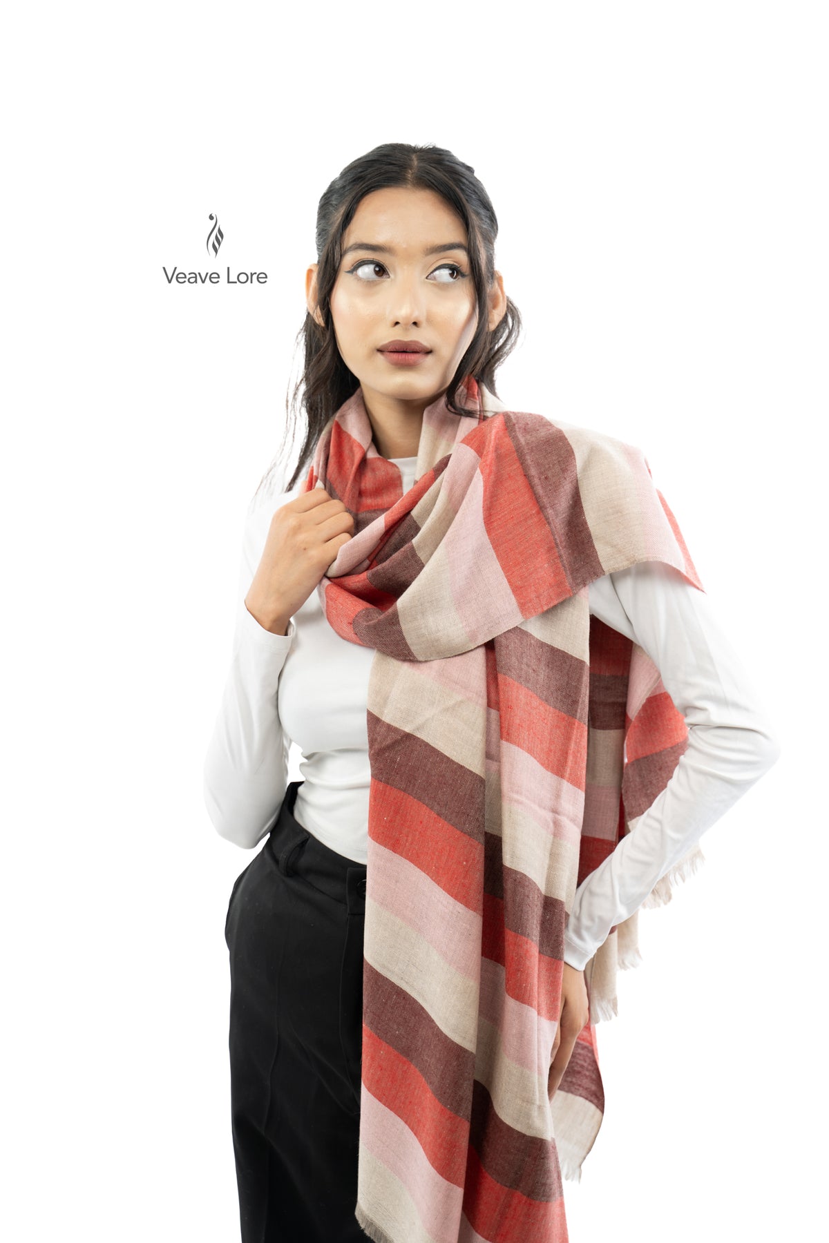 Rosewood Awning Pashmina Shawl