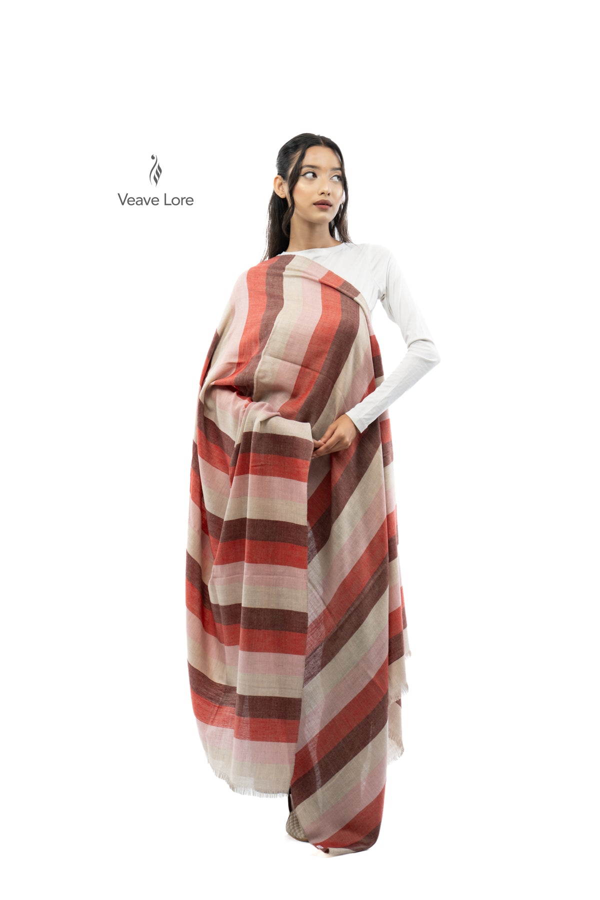 Rosewood Awning Pashmina Shawl