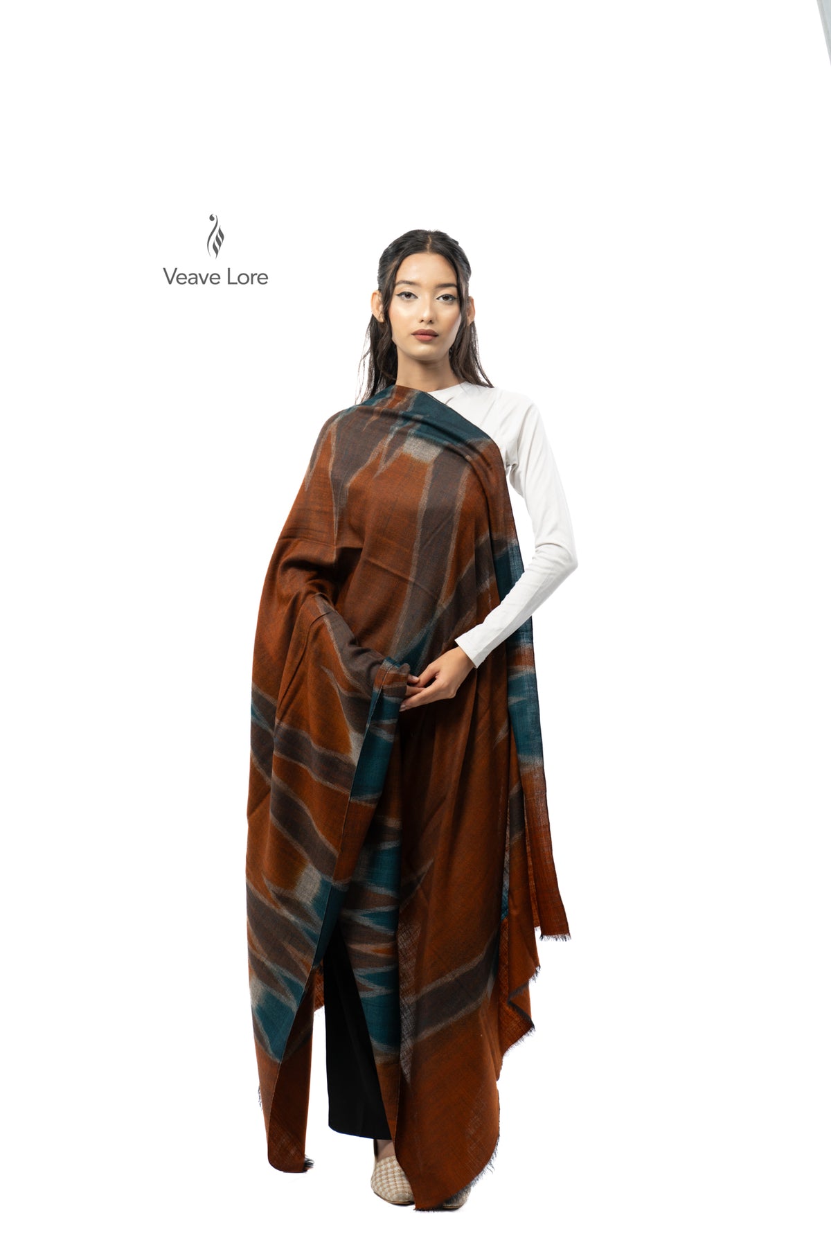 Chestnut Lodestar Pashmina Shawl