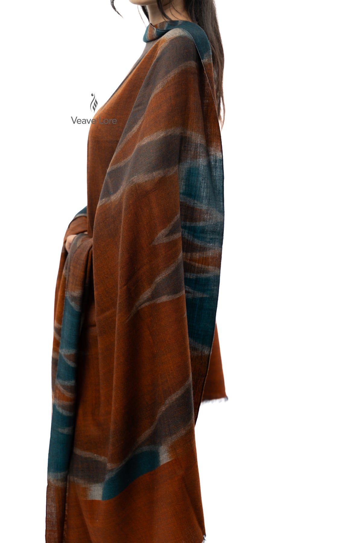 Chestnut Lodestar Pashmina Shawl