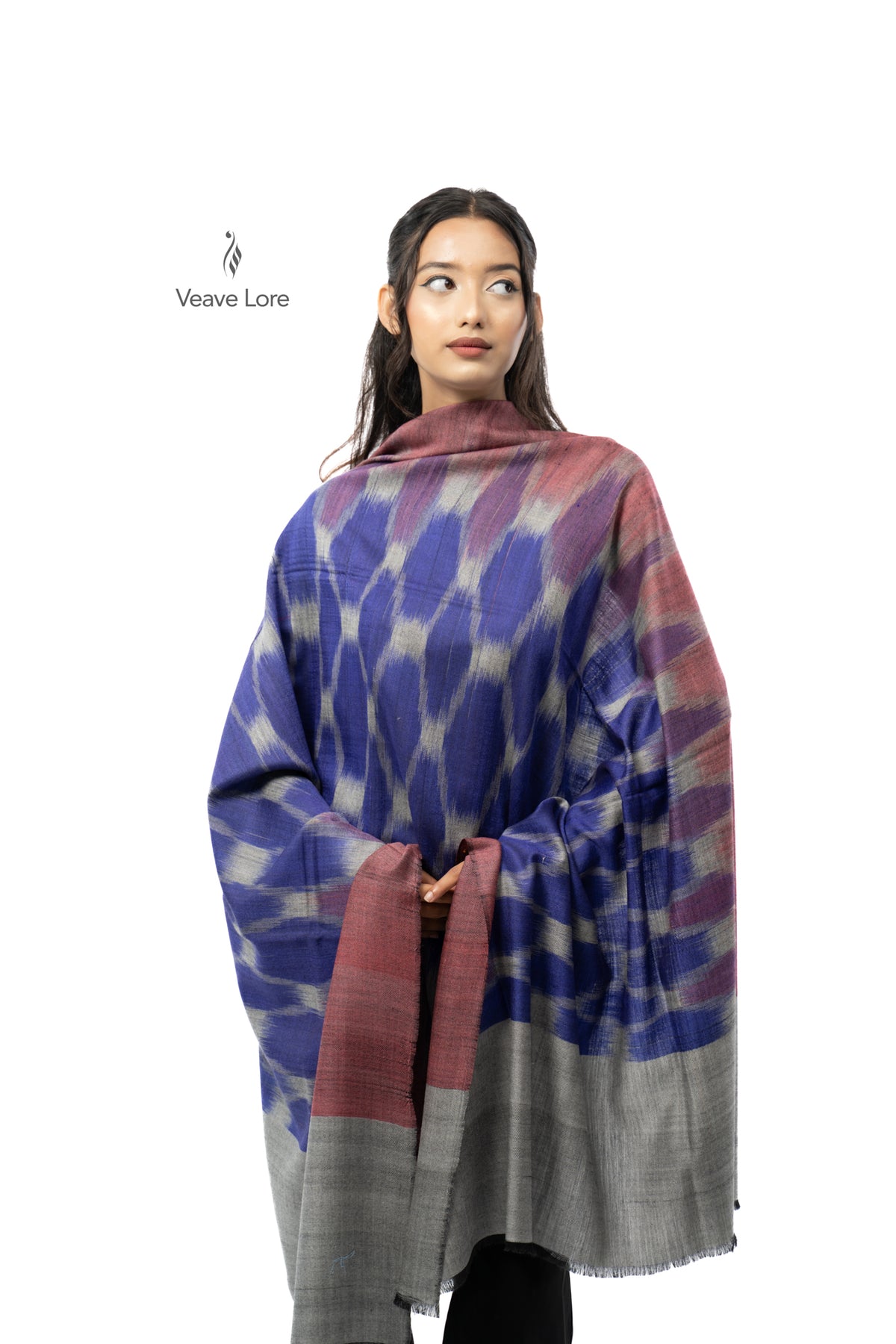 Ultramarine Zephyr Pashmina Shawl
