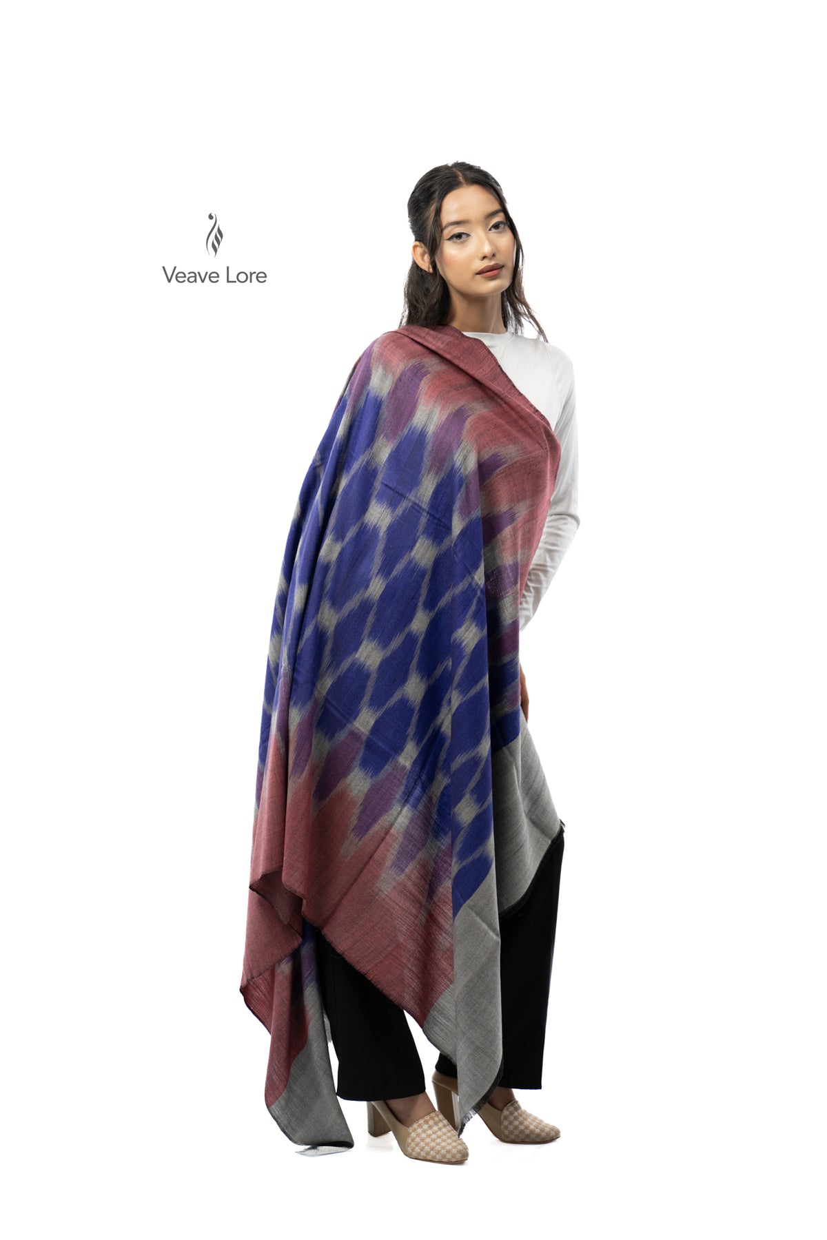 Ultramarine Zephyr Pashmina Shawl