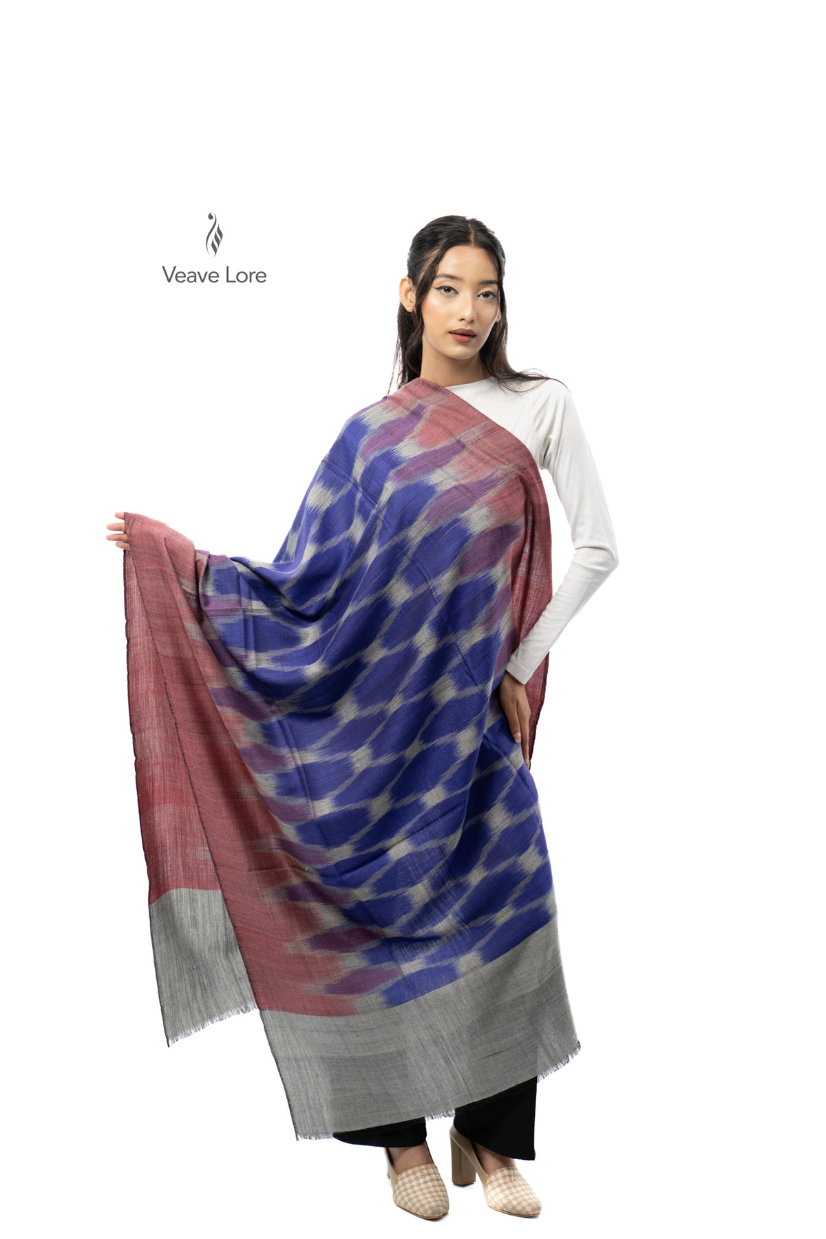 Ultramarine Zephyr Pashmina Shawl