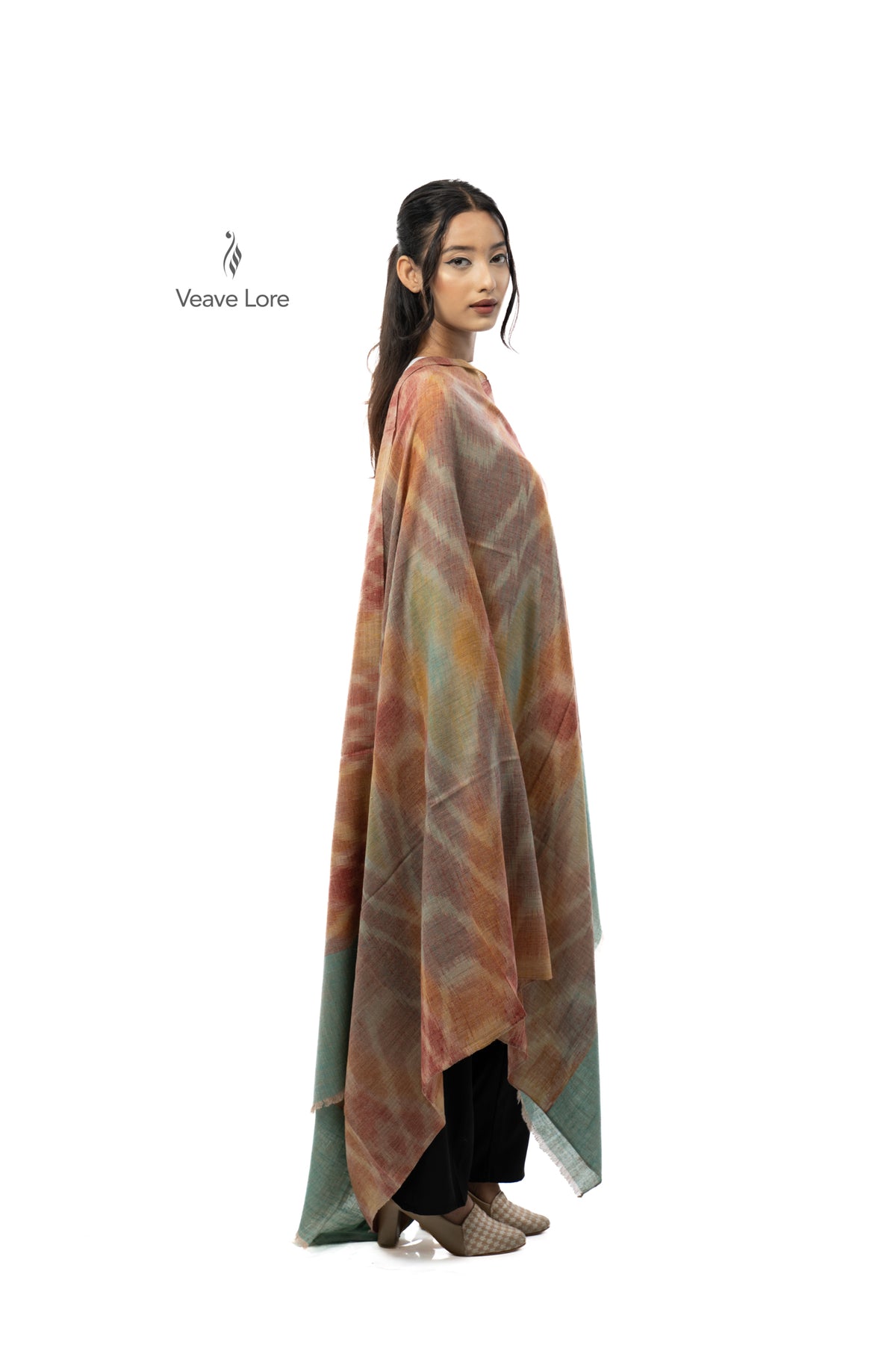 Terracotta Solstice Pashmina Shawl