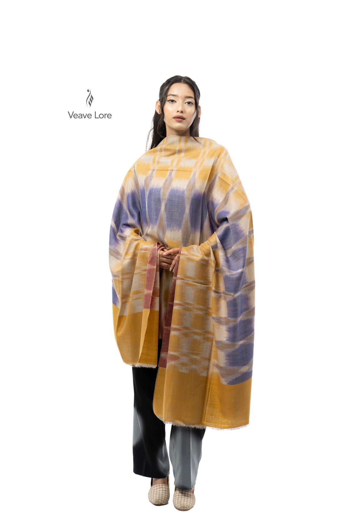 Mustard Monsoon Pashmina Shawl
