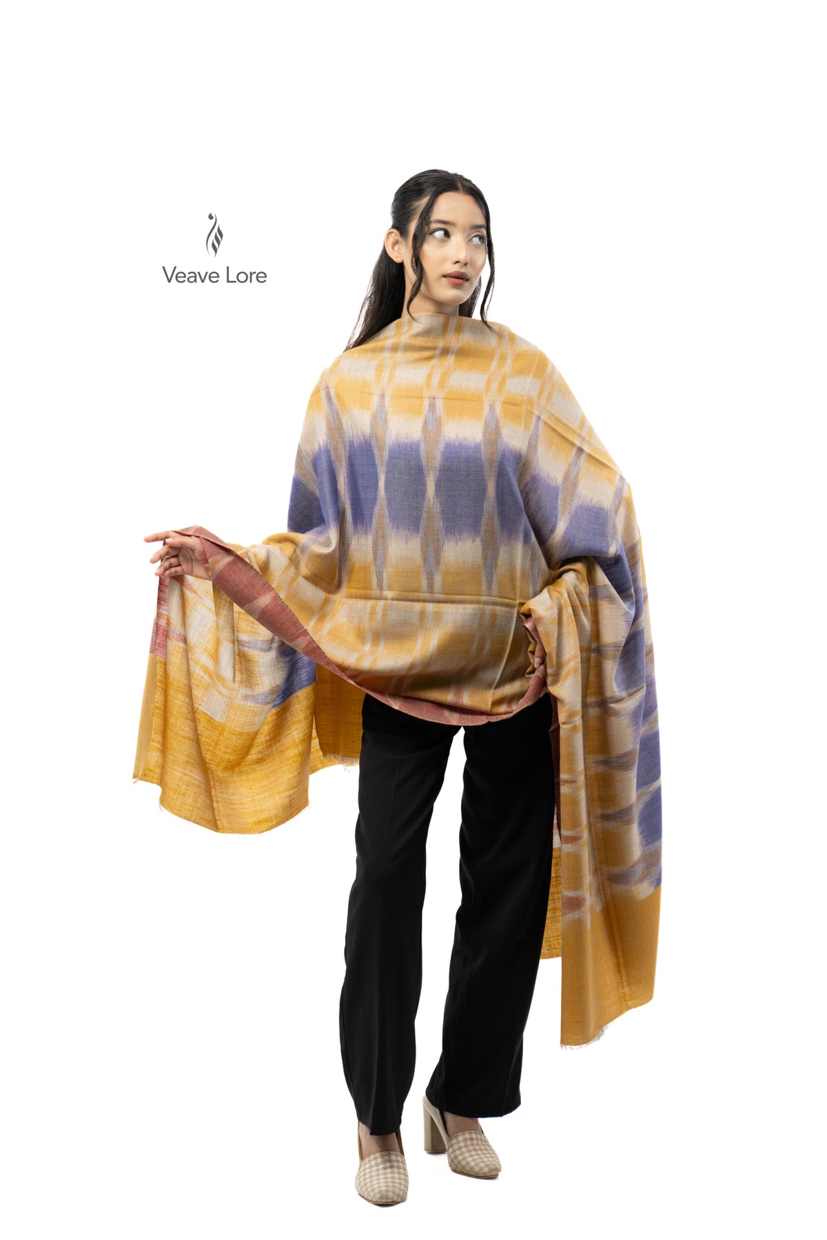 Mustard Monsoon Pashmina Shawl