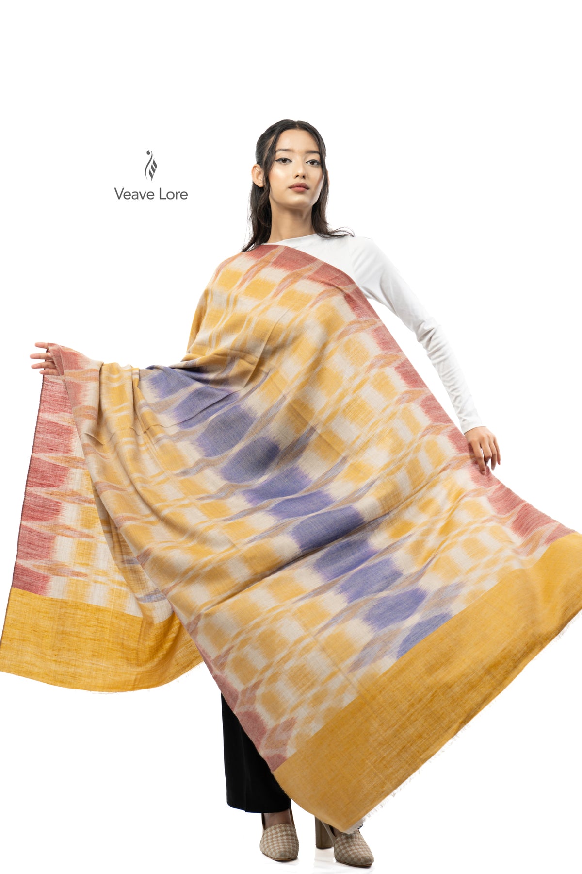 Mustard Monsoon Pashmina Shawl